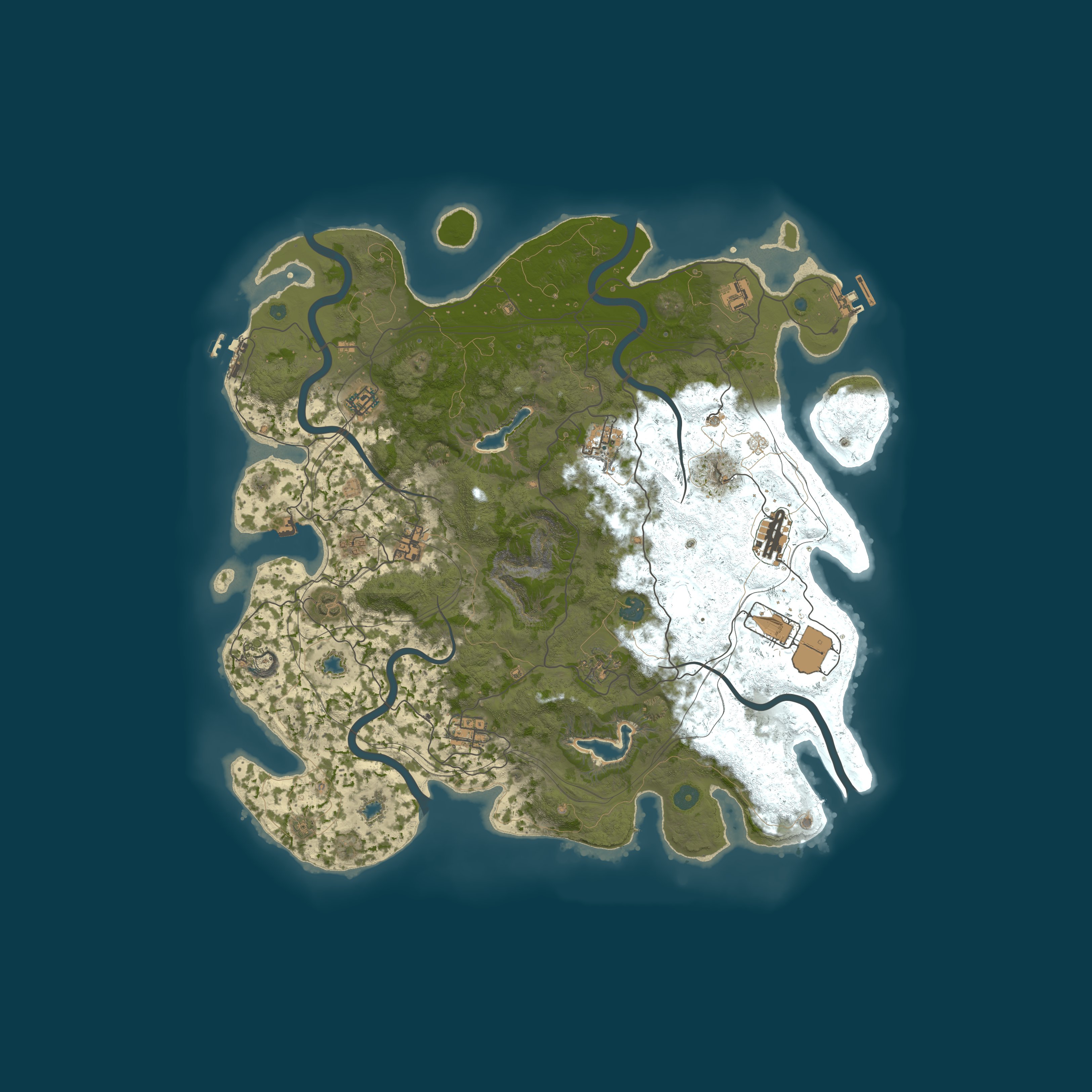 Map for Backwoods Gaming | 2x/10x | Monthly Wipe | Chill & Noob Friendl