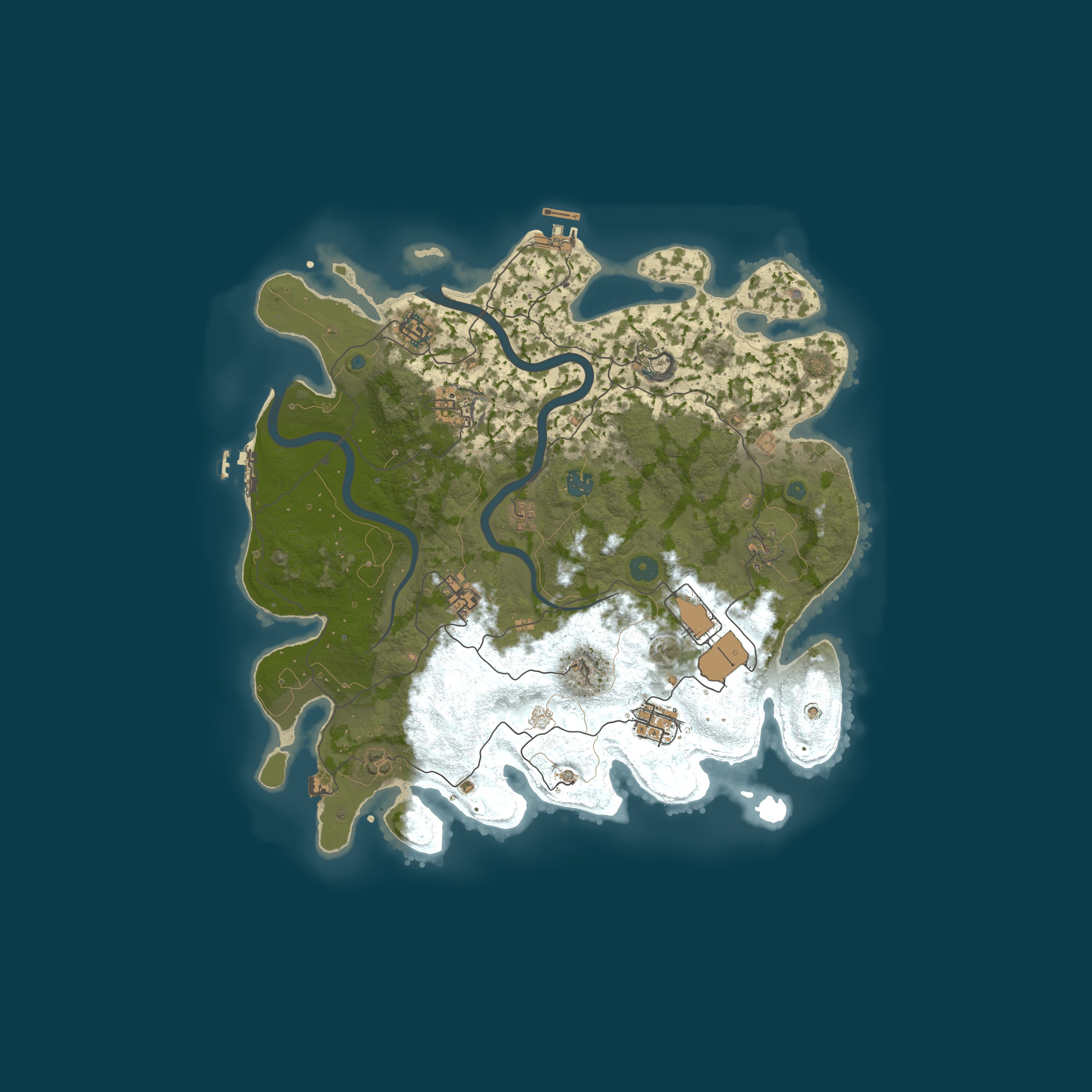 Map for FLYING TURBANS 2X - Minicopter / Helicopter Training