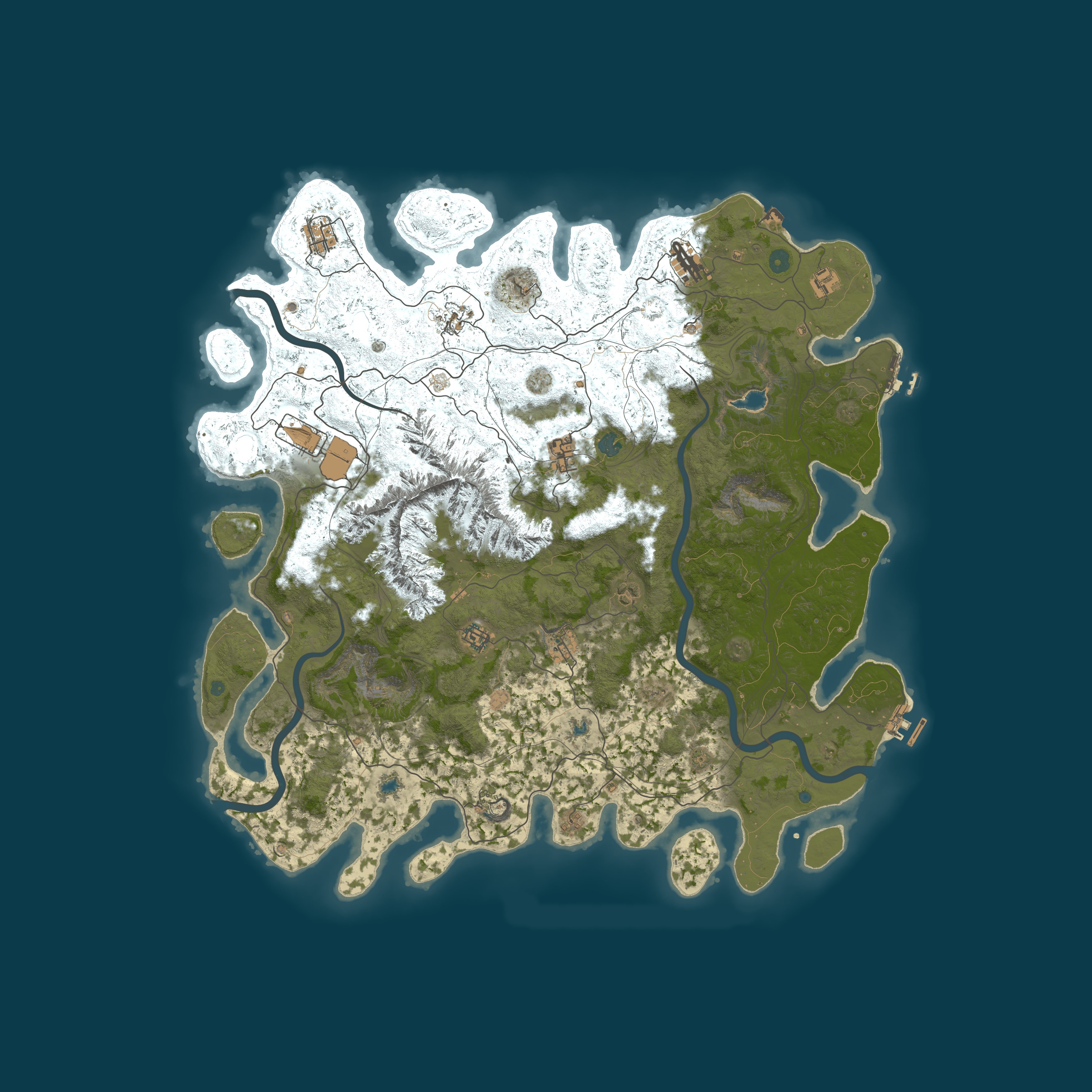 Map for Heathen's Playground X50 PVE