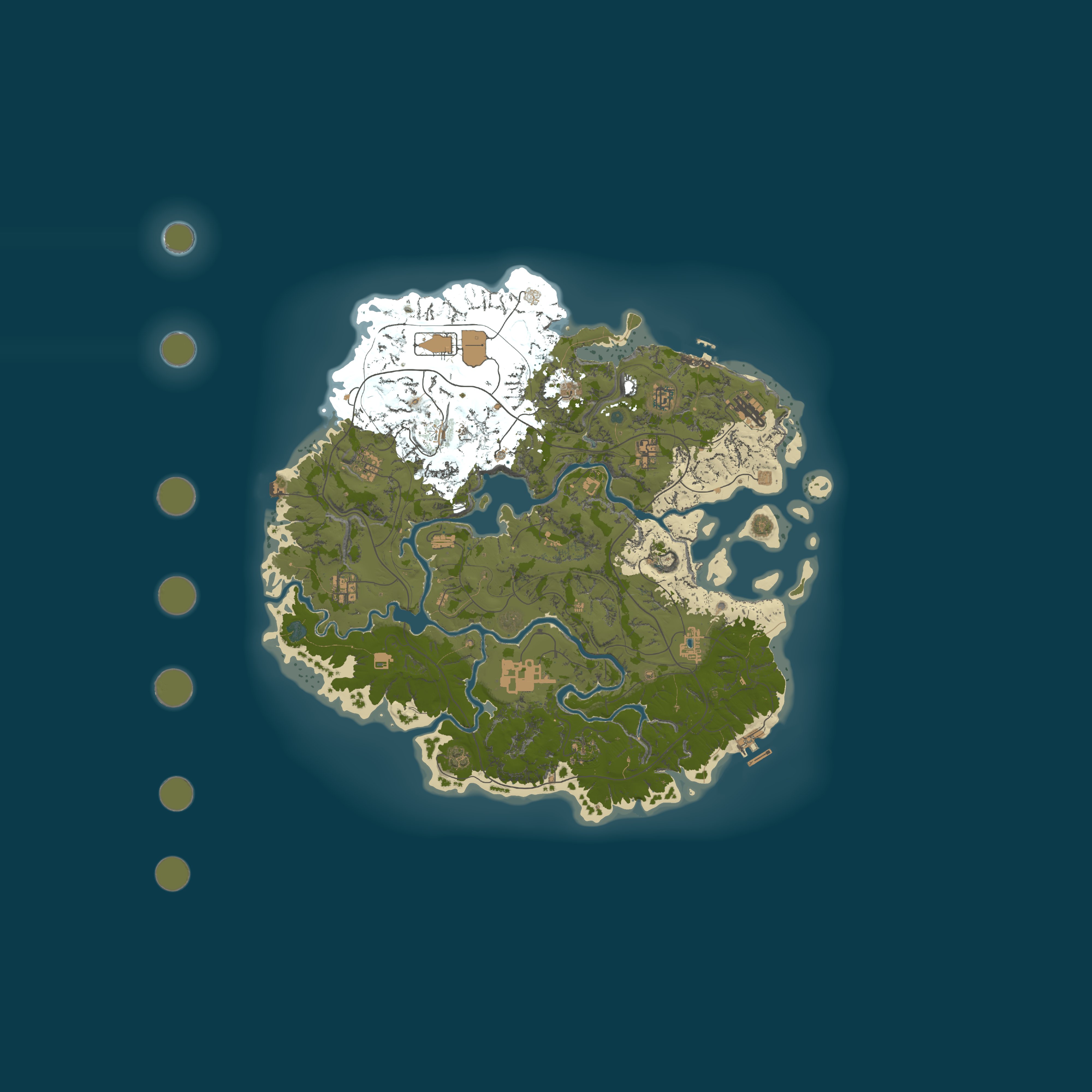 Map for BRIMSTONE PVE/PVP ZONES | XP | ECONOMY | FRIENDLY