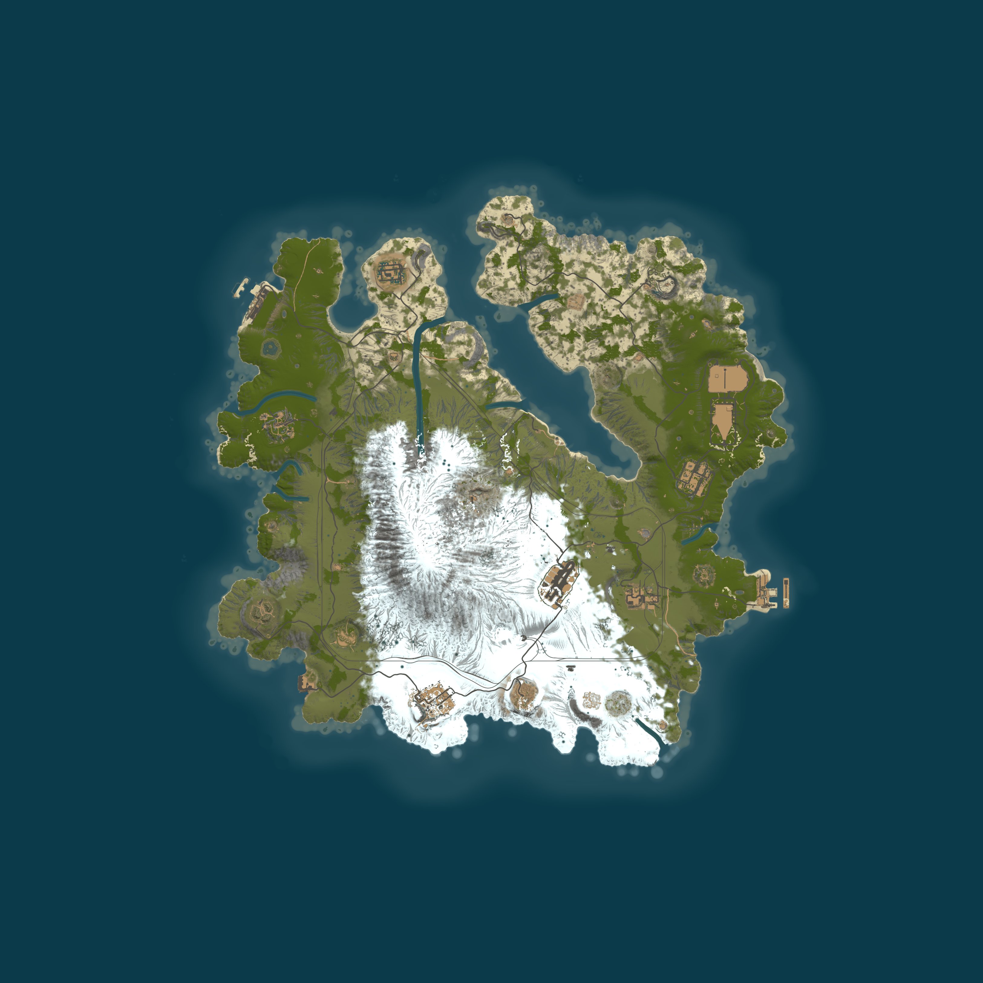 Map for [NA] Nomad PvE 10x - Skill Tree - Raids - Economy