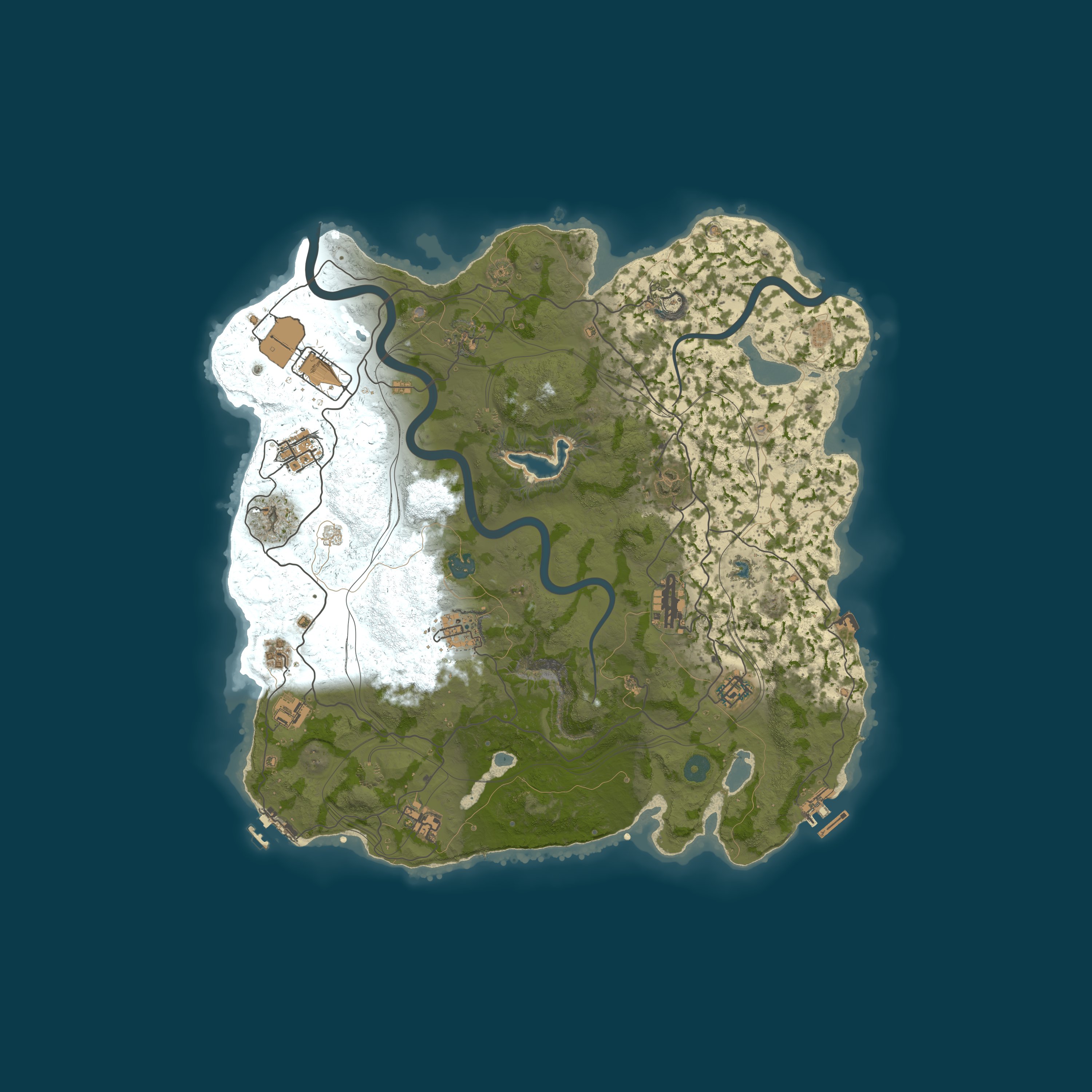 Map for Rusthub.net | Solo/Duo | Monthly | No BP Wipes | WIPED 06/08
