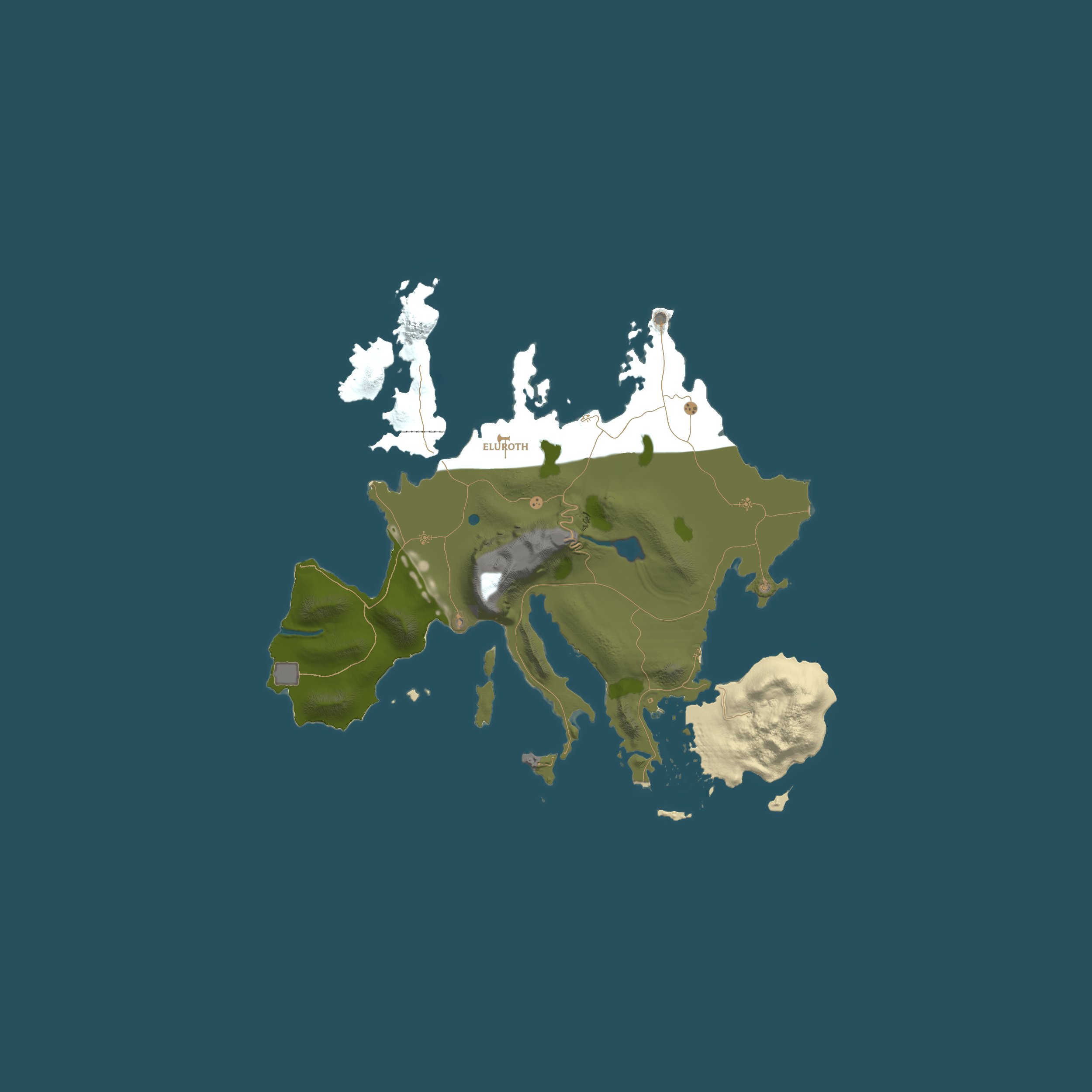 Карта сервера