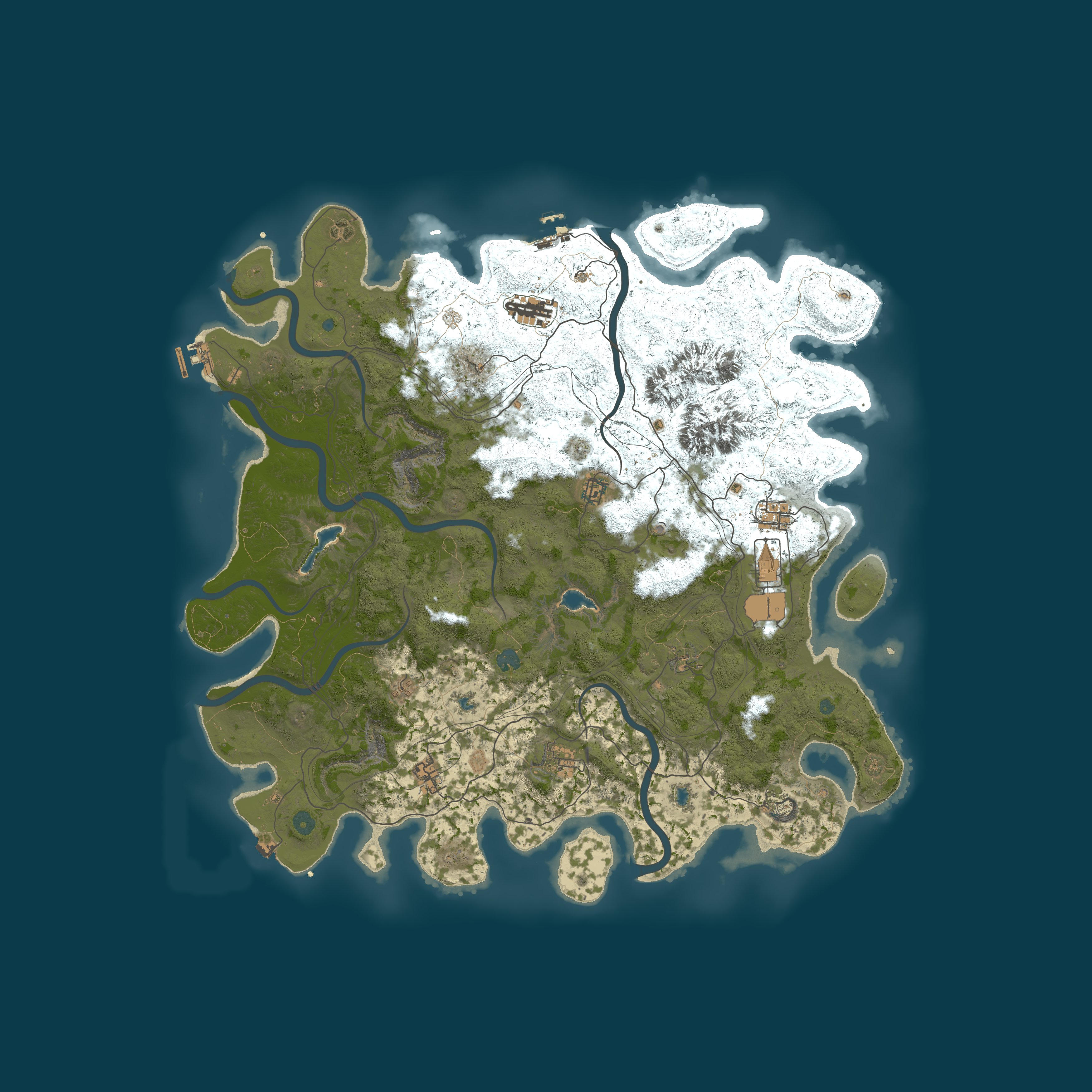 Map for Wasteland Nomads [PvE | VAN] - No Raiding | No Killing