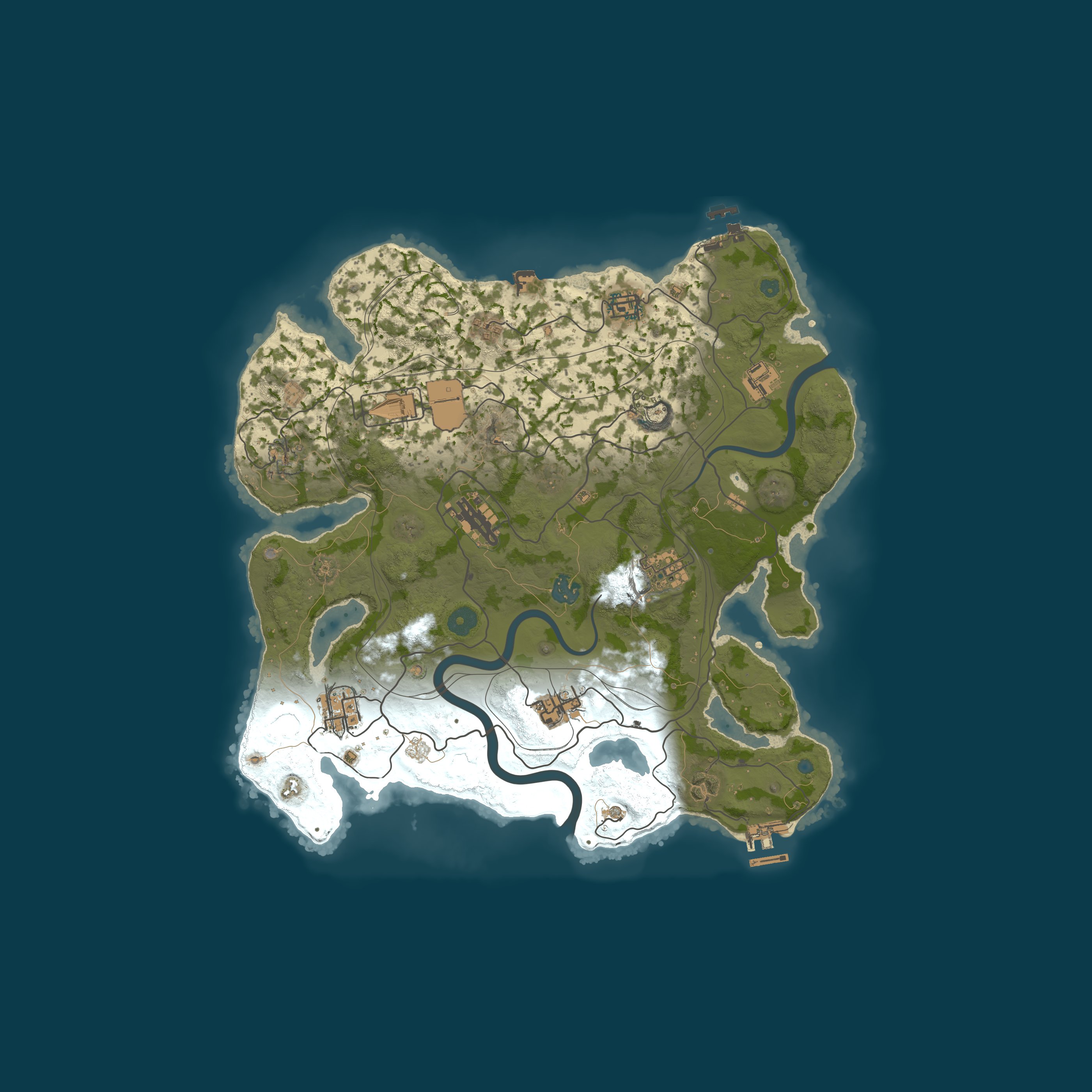 Rust map 3600/1337