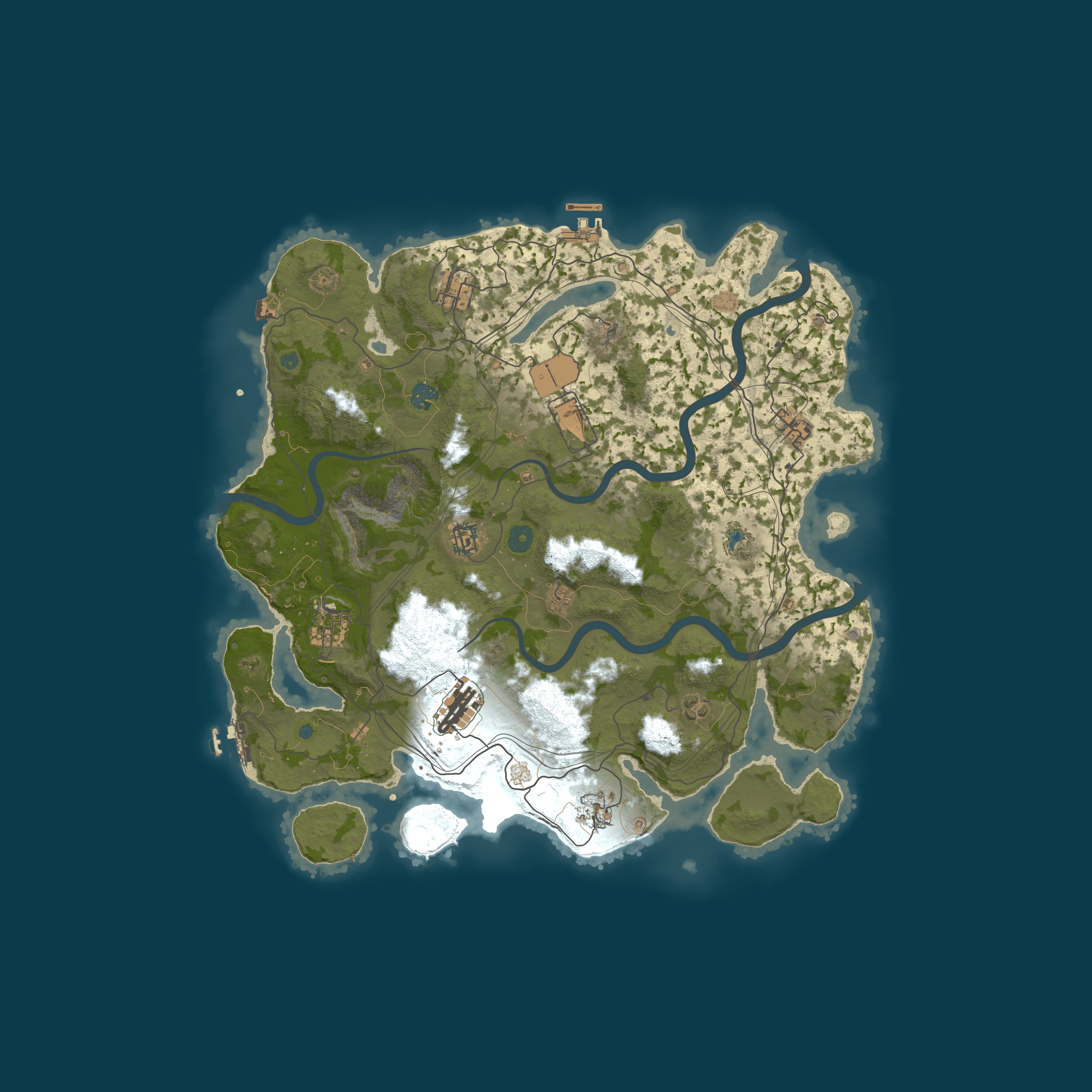 Map for Rust4Noobs | Solo only | Vanilla Monthly | No BP Wipe