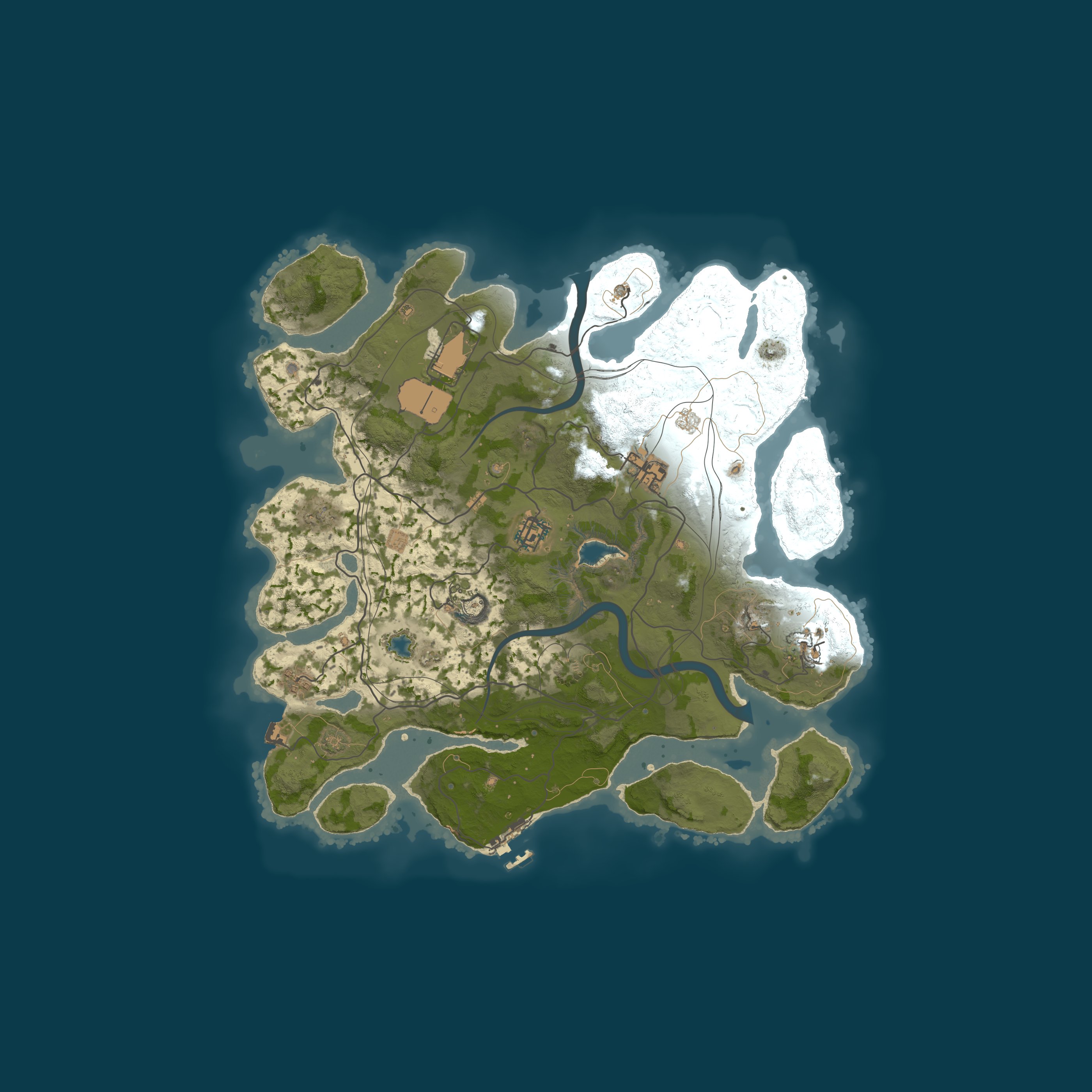 Карта сервера