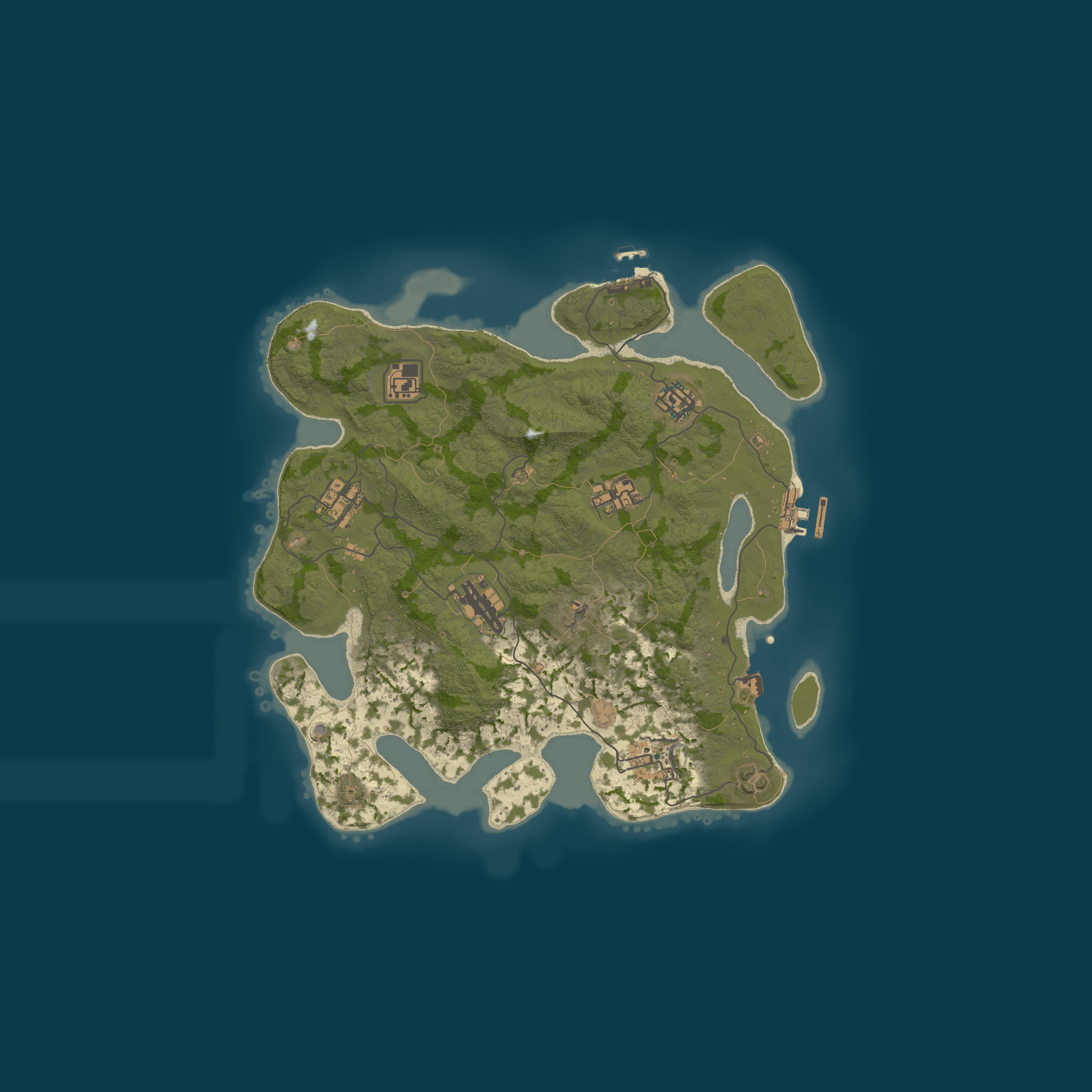Custom Map, size 3250, seed 1337