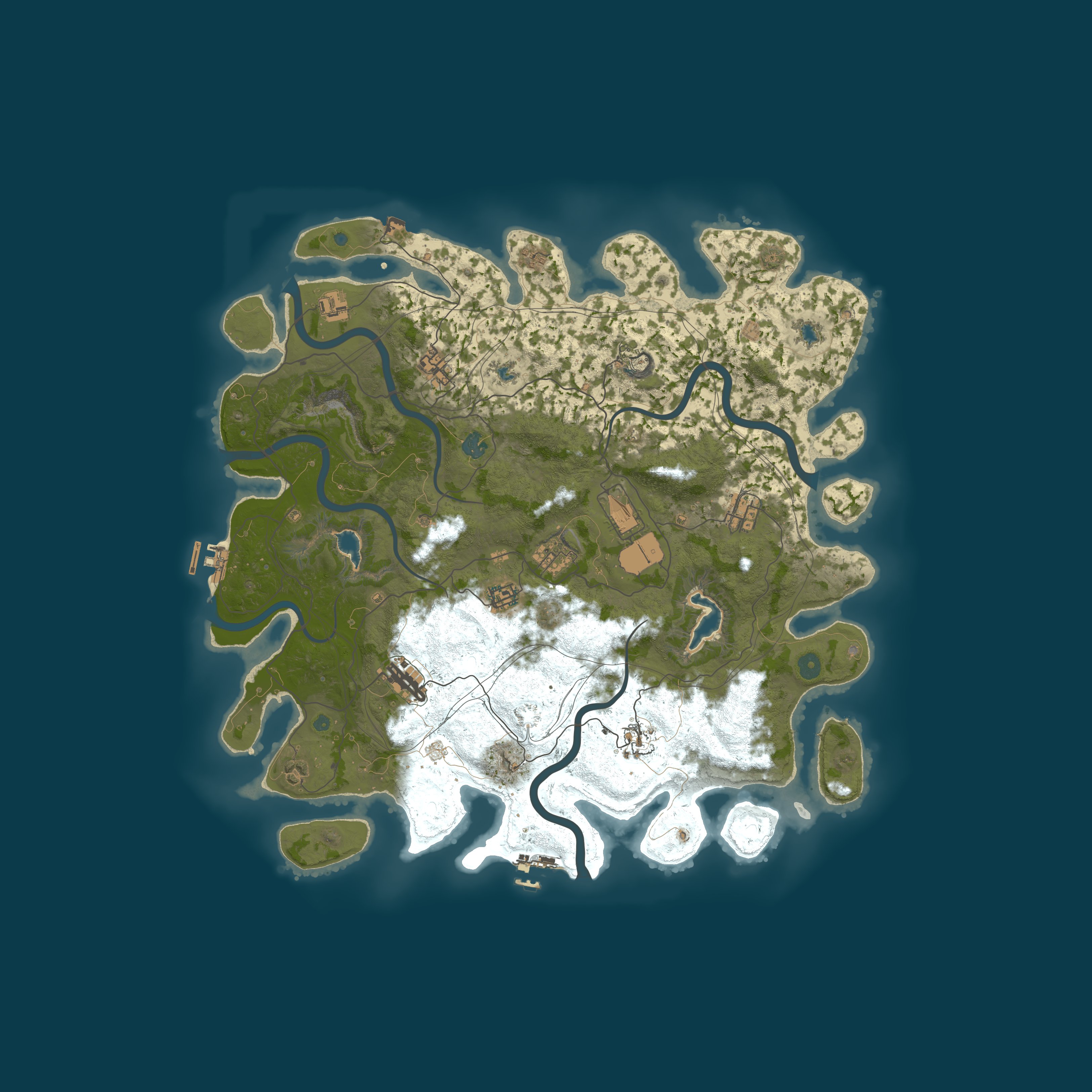 Map for The Hunting Lodge 1000x PvE - CustomLegendaryWeapons
