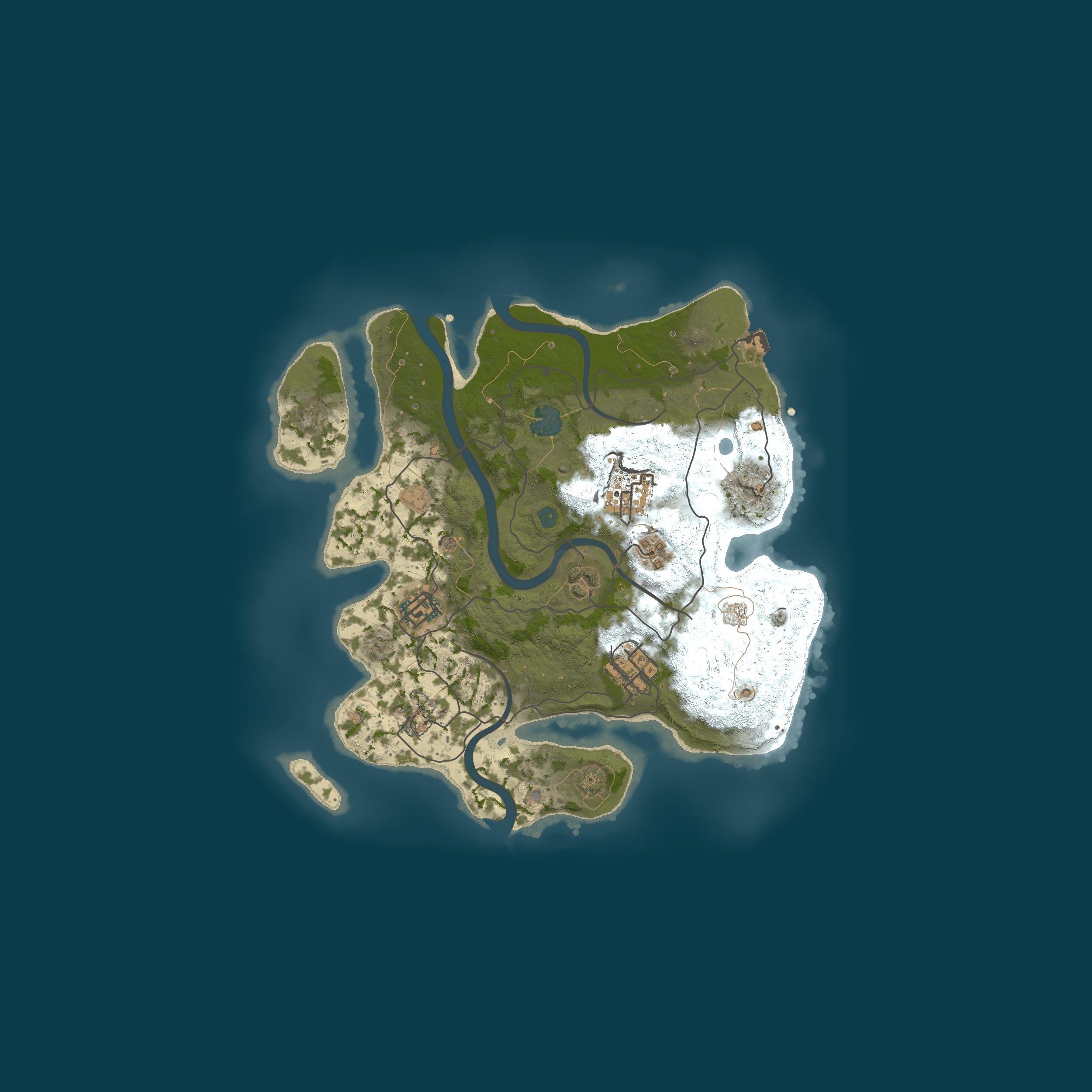 Map for Rusty Crab
