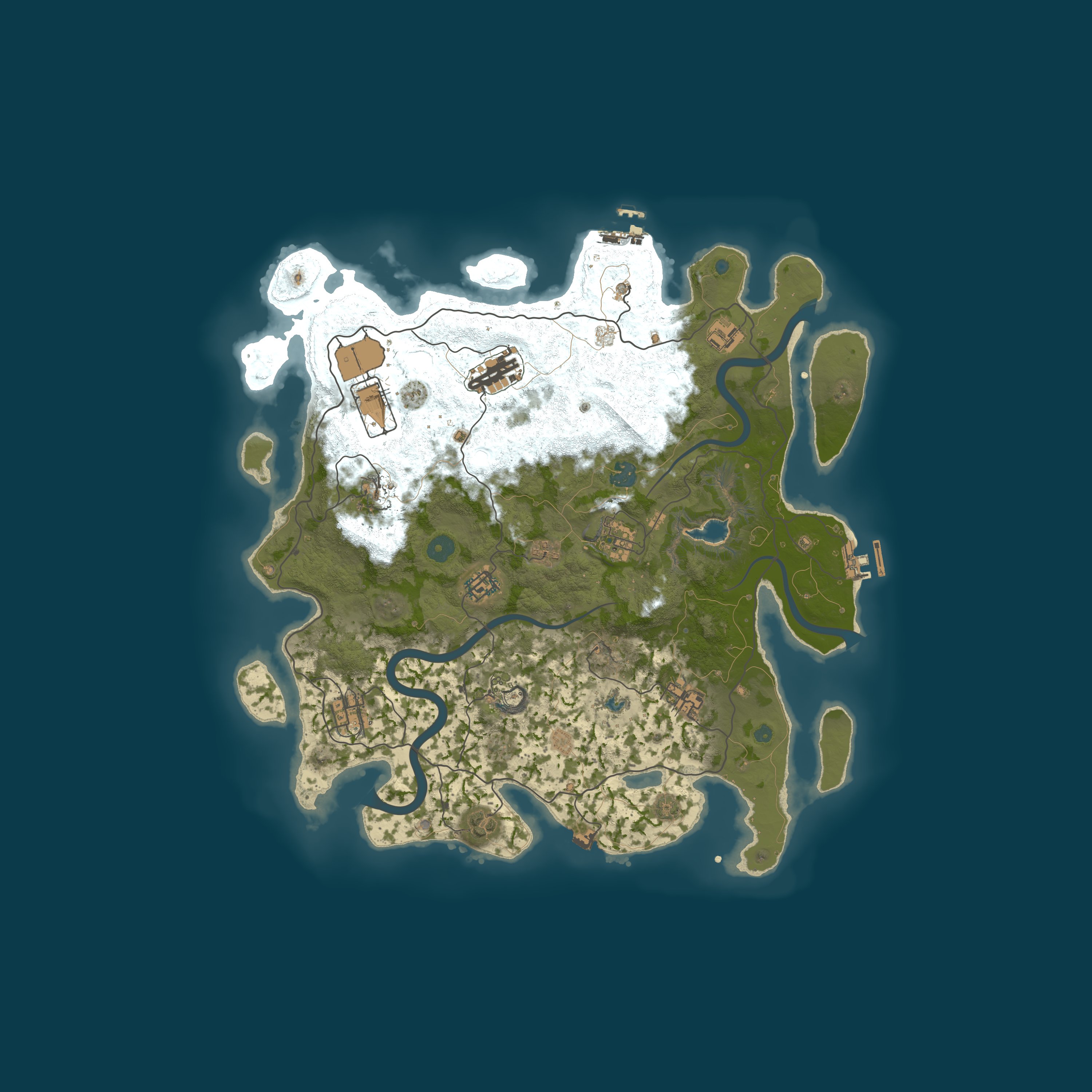 Procedural Map, size 4000, seed 324781019