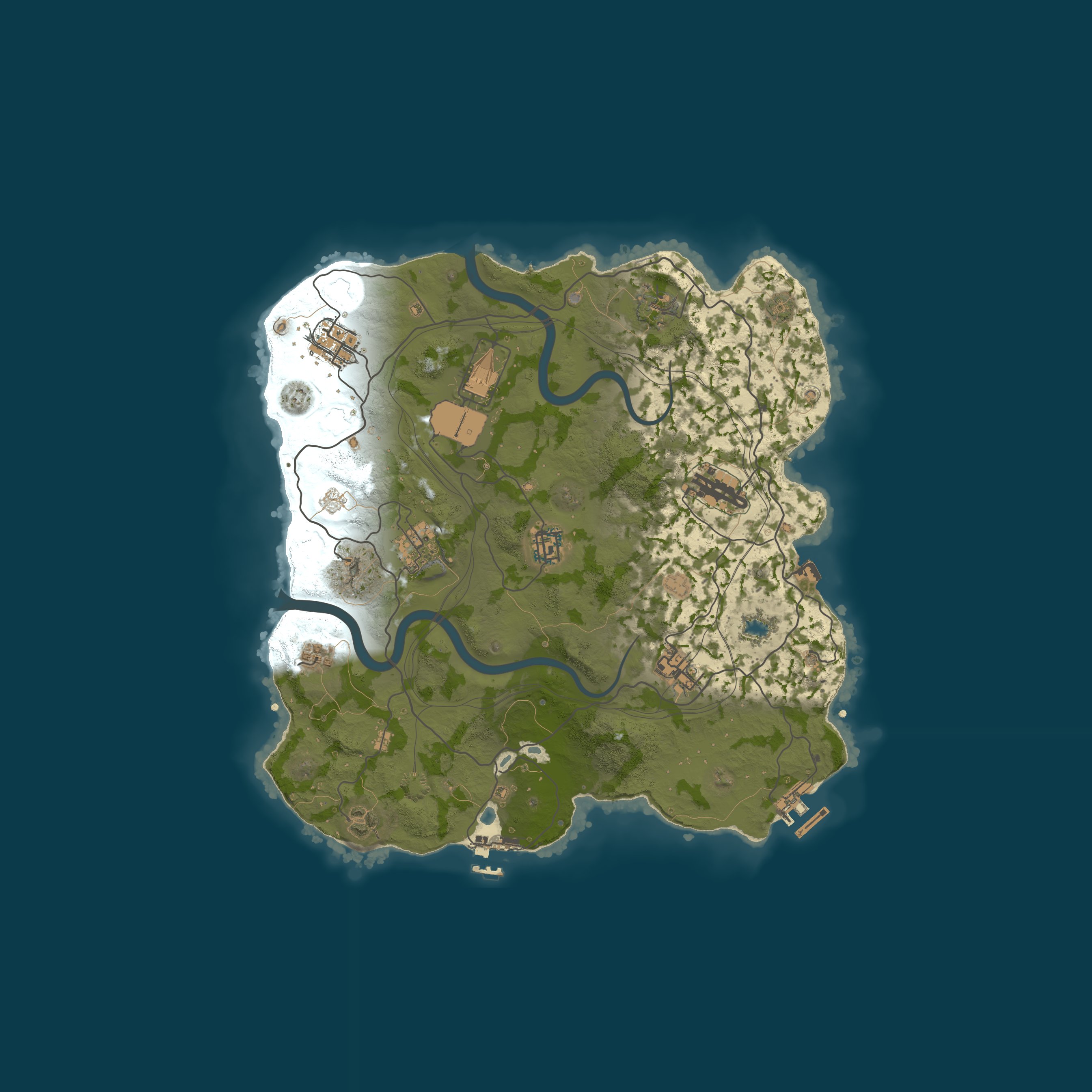 Map for RustGaming.net - Solo/Duo | WIPED 06/21 21.06