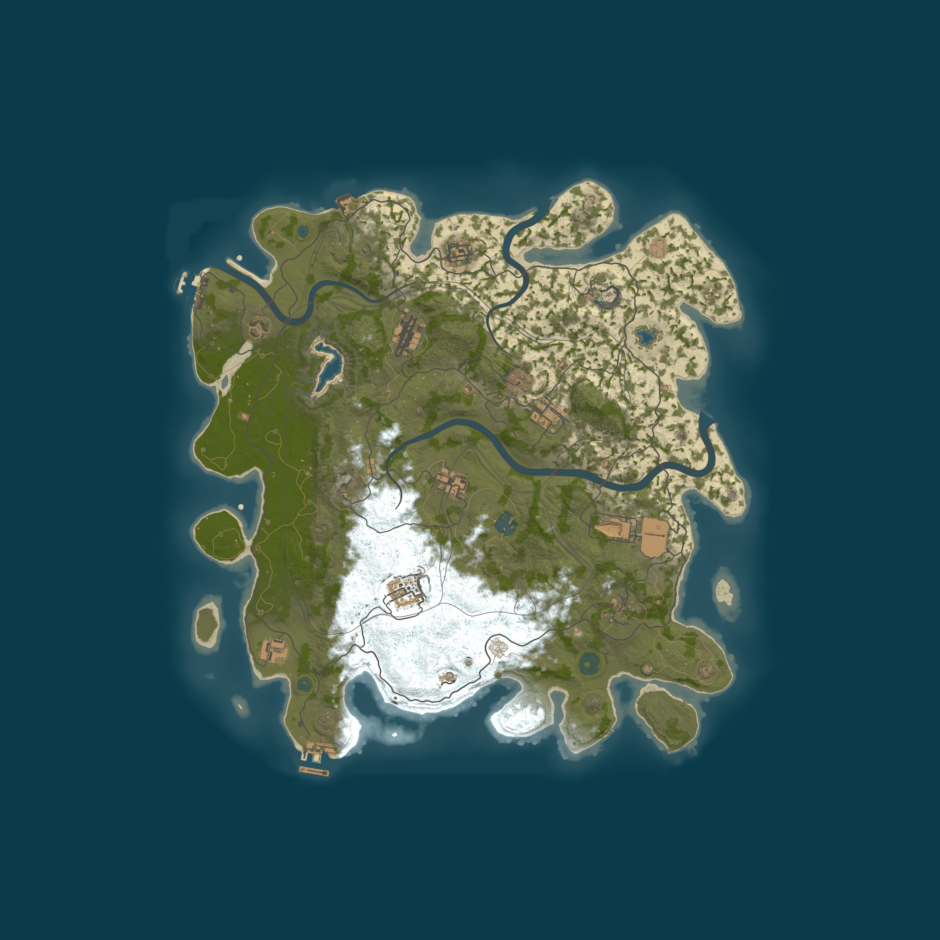 Map for Rust Beginner - PVE Only - 25% Decay
