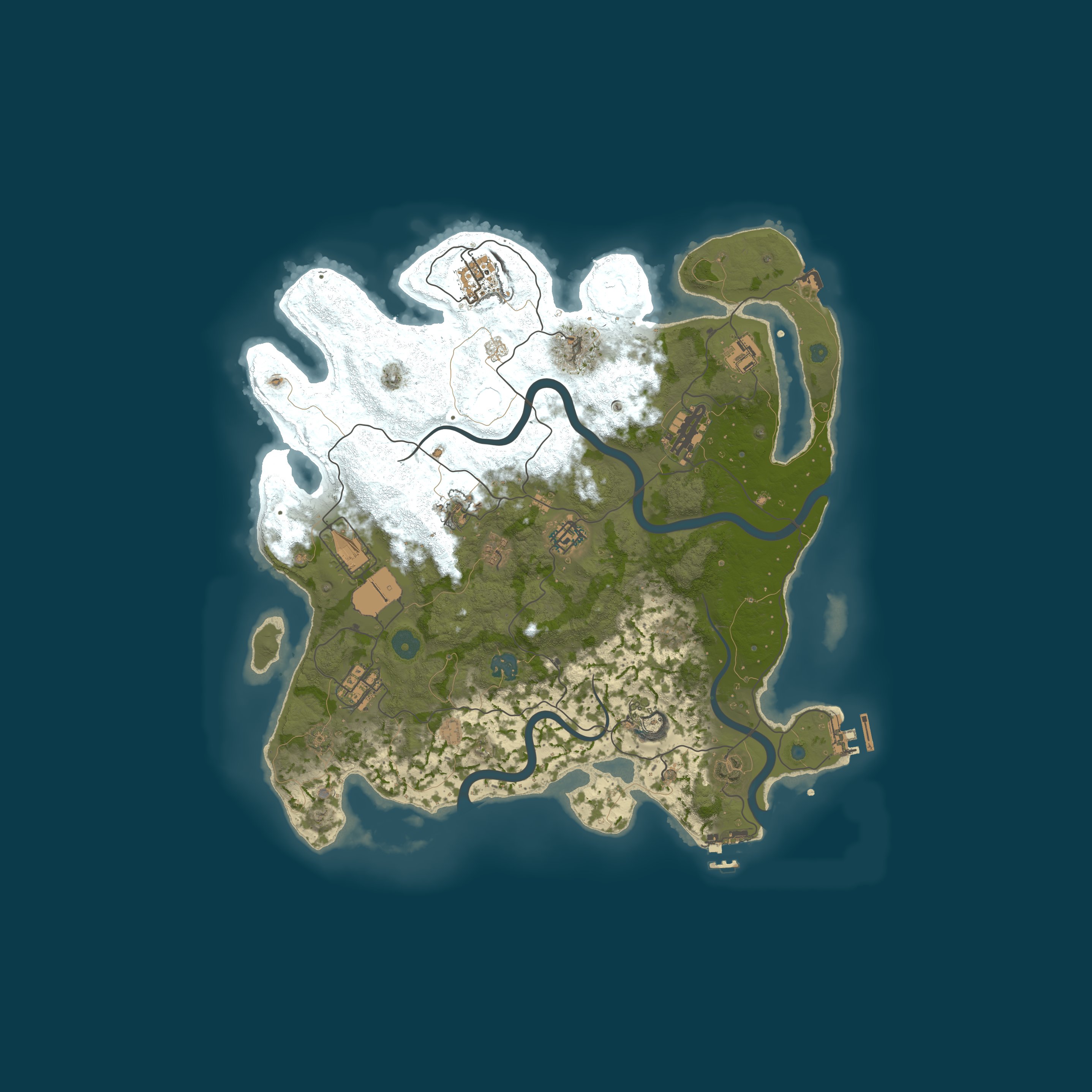 Map for isRusty.net [Solo Only] - 3X | Events | Offline Raid Protection