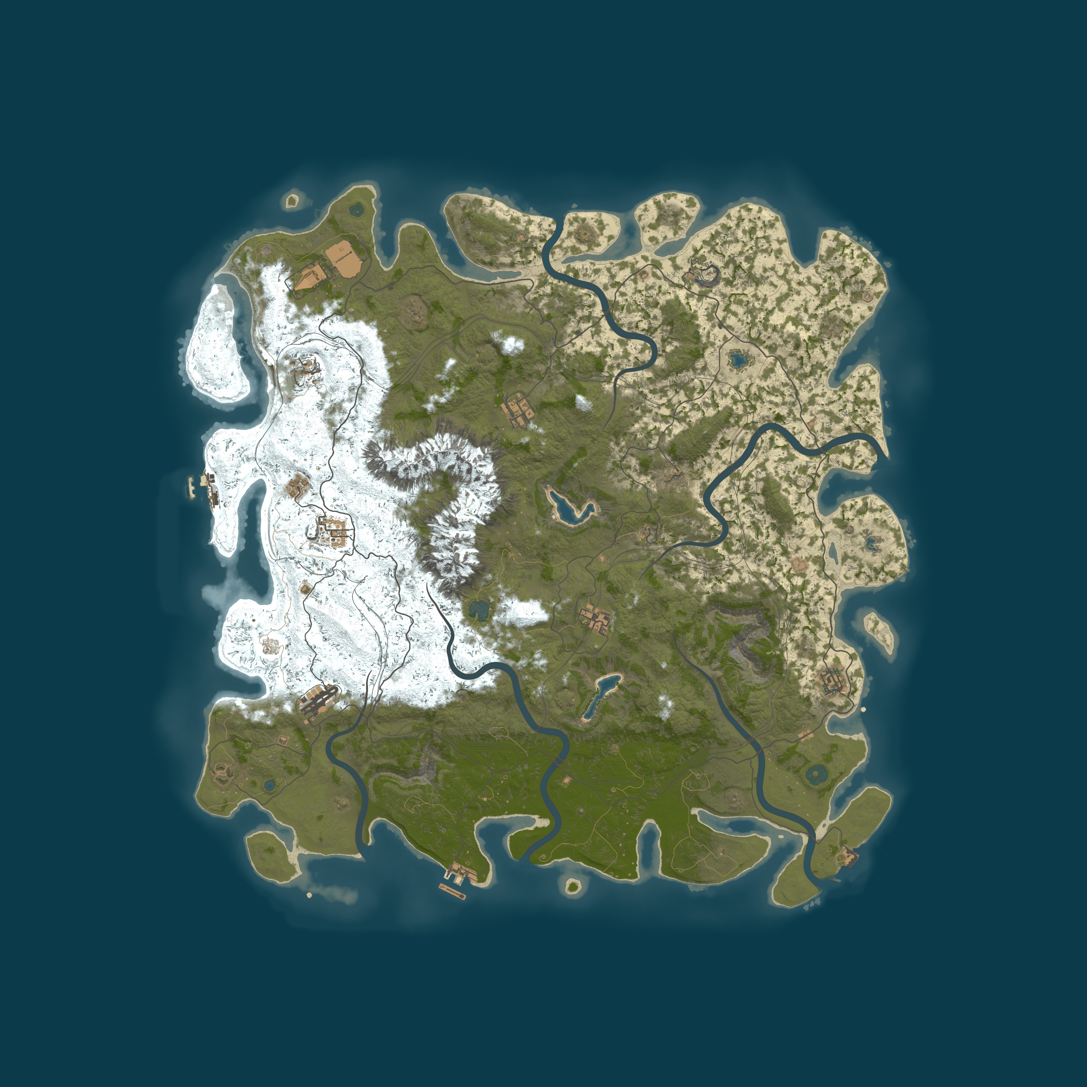 Map for 초보/농사/힐링 [ 놀자컴퍼니서버 ] PVE/24H/X3