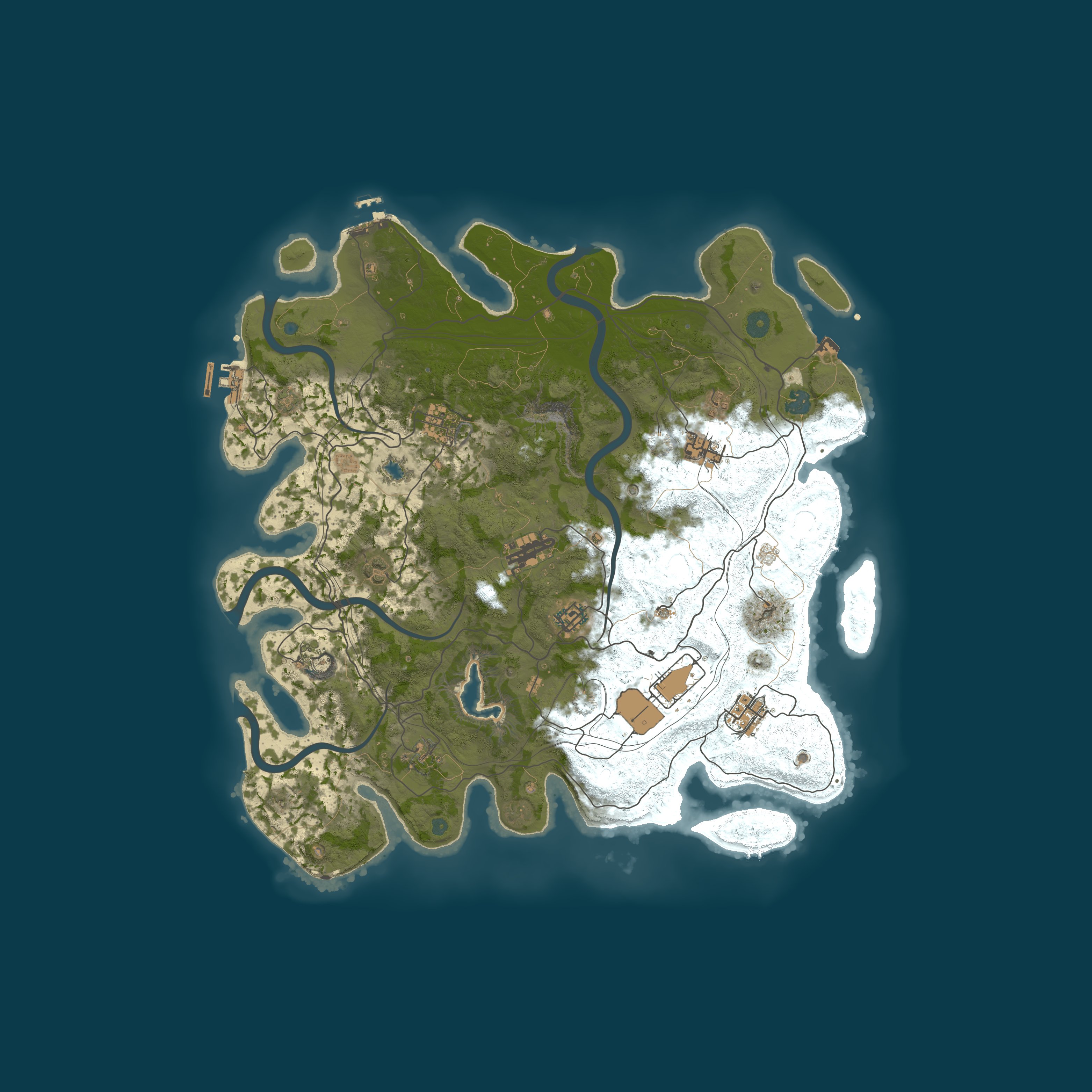 Map for Bot Wars Redux PVE 5X