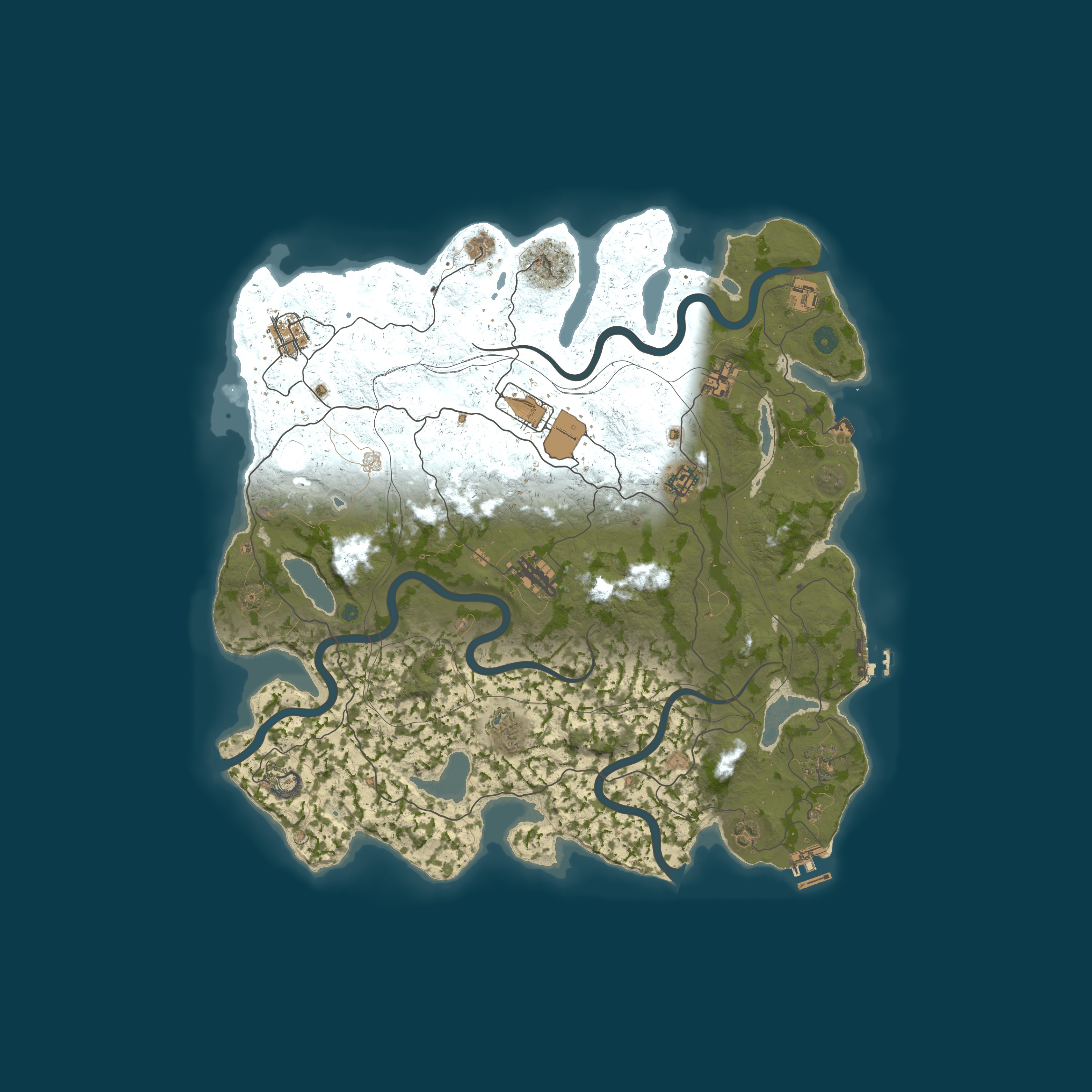 Map for MIRAGE RUST | TUESDAY 2x | Wipe 11.08