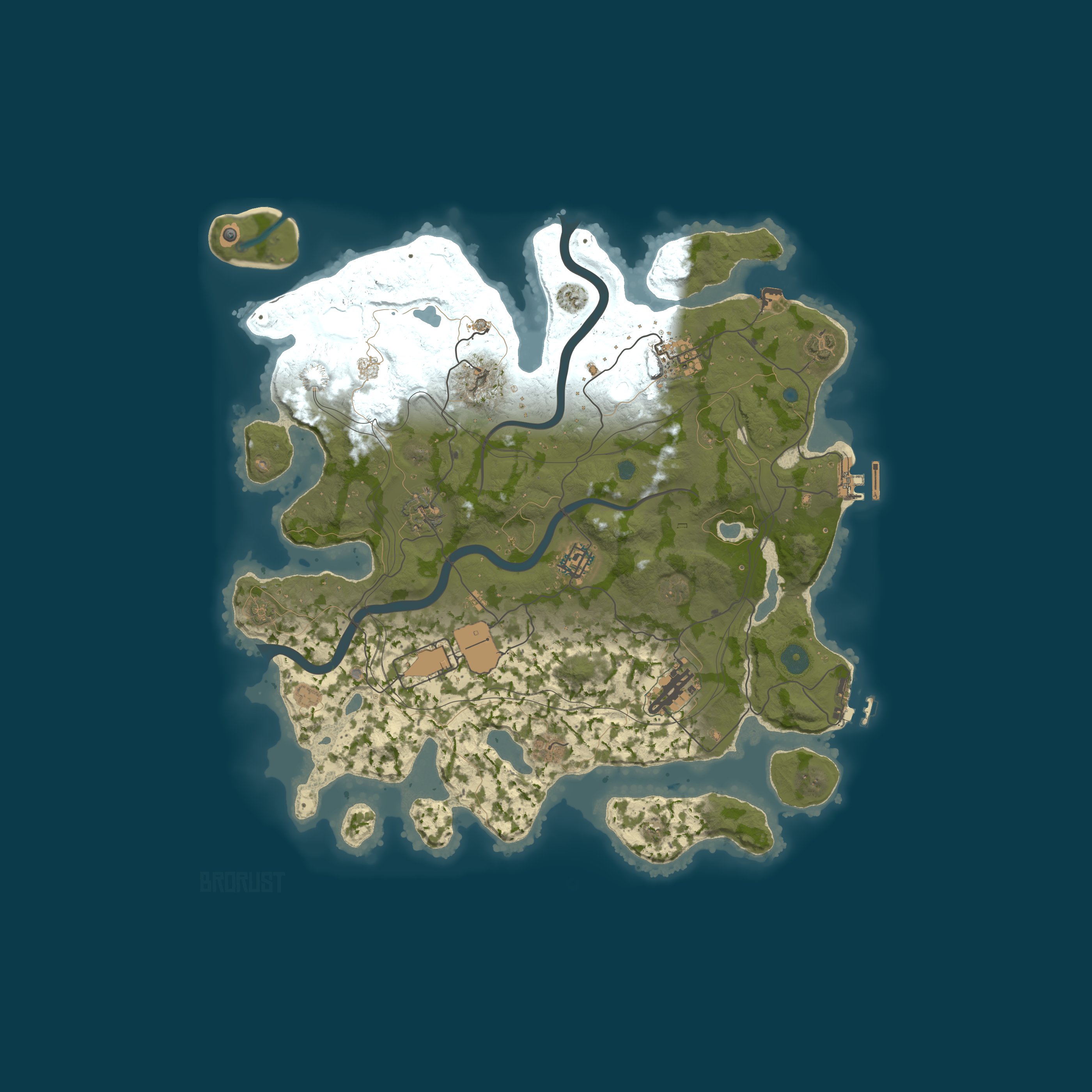 Карта сервера