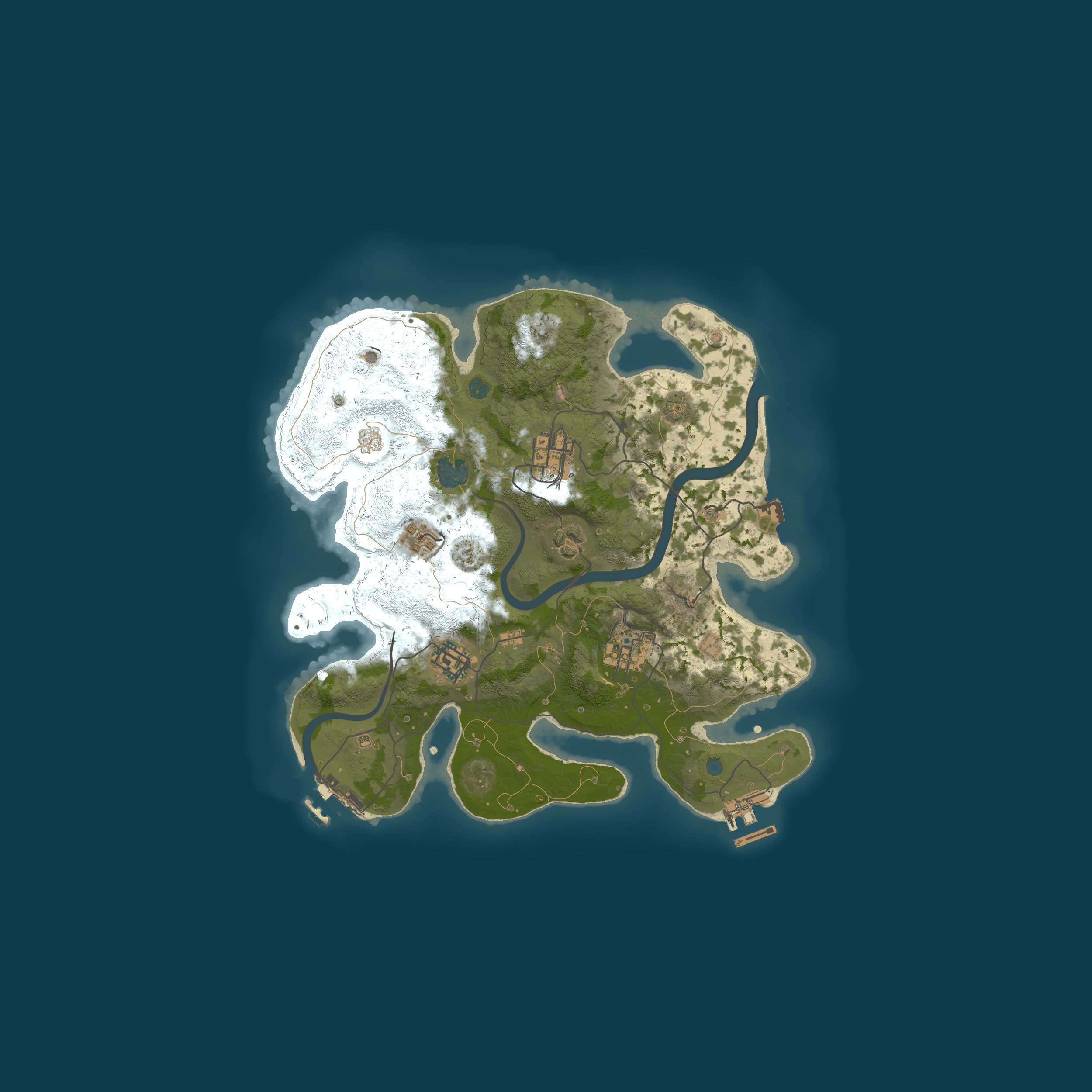 Rust map 3000/12345888