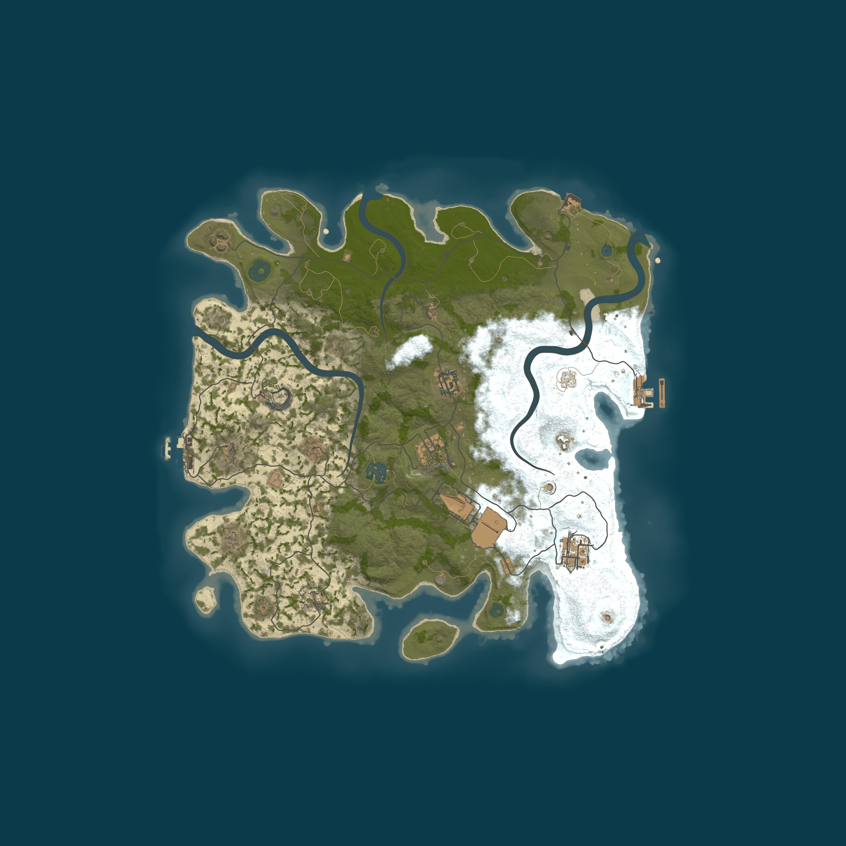 Map for UNBOWED RUST X5|MAX 4|TP|KITS|ДЛЯ НОВИЧКОВ