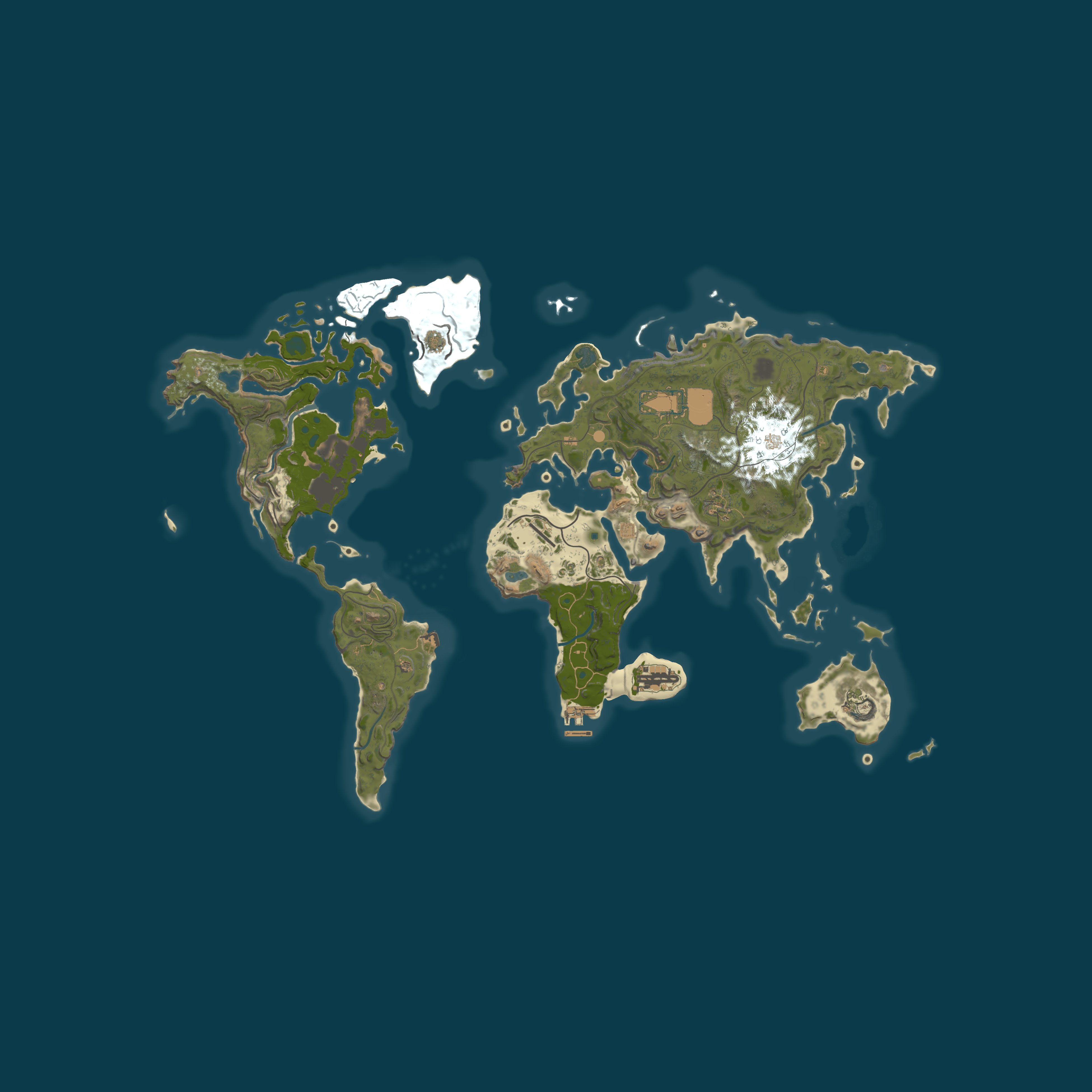 Карта сервера