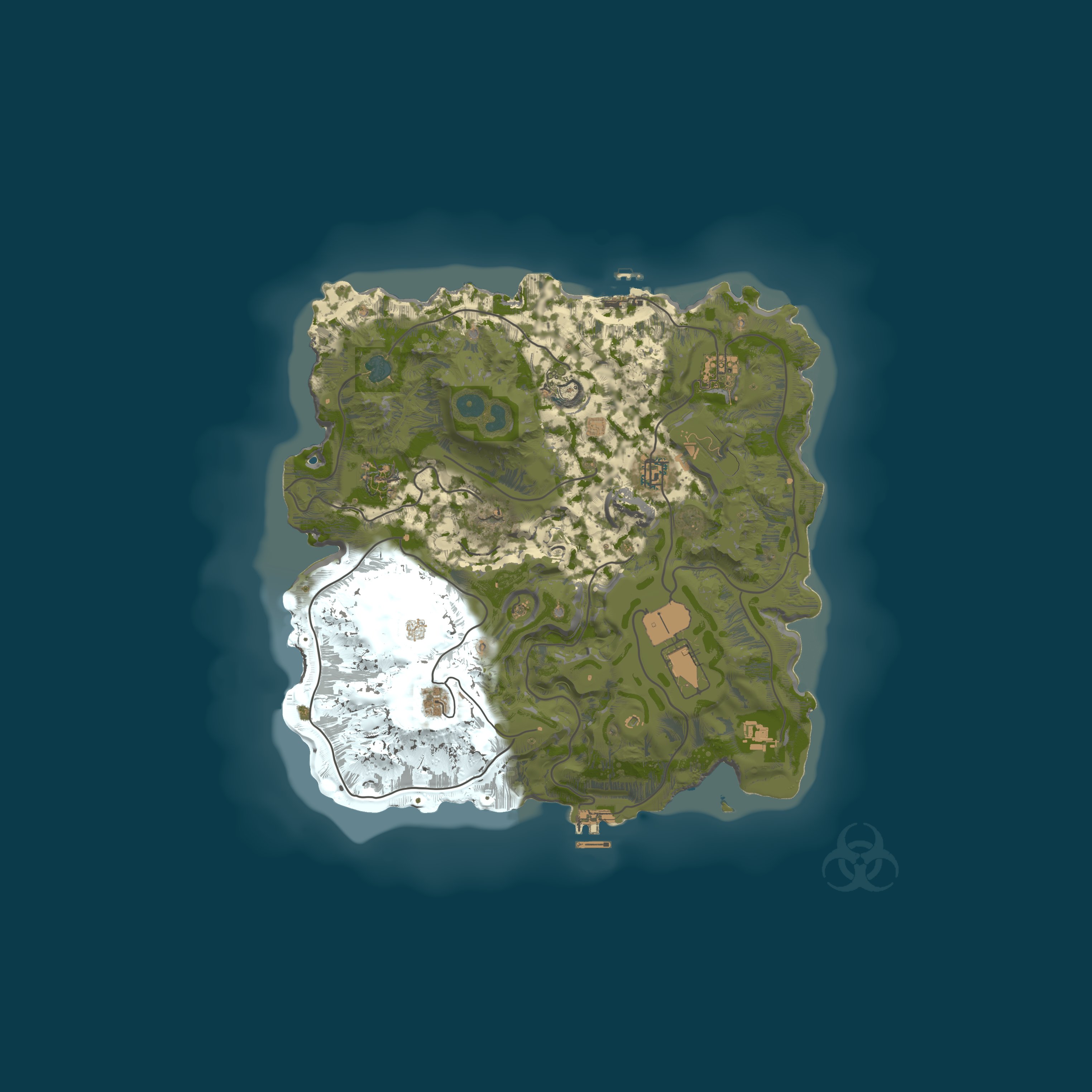 Custom Map, size 4096, seed 1337
