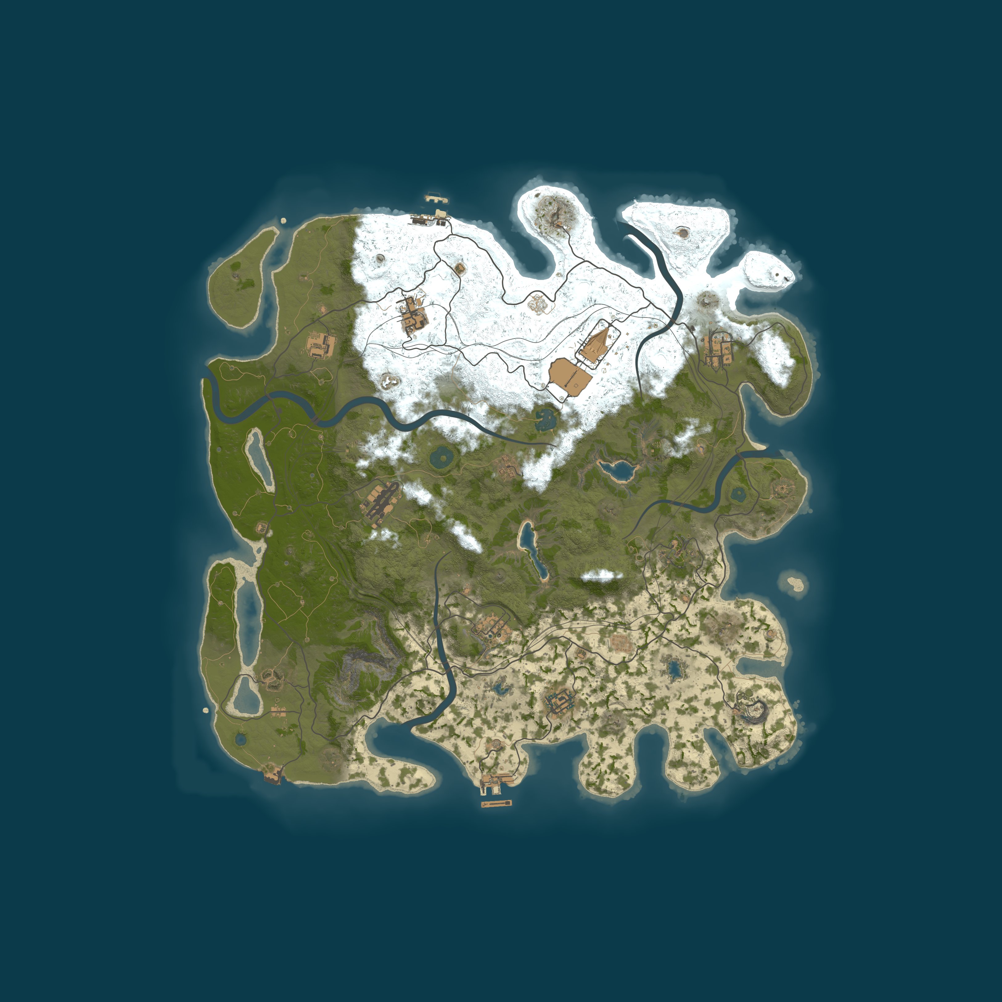 Map for ОСТРОВ  /  Vanilla