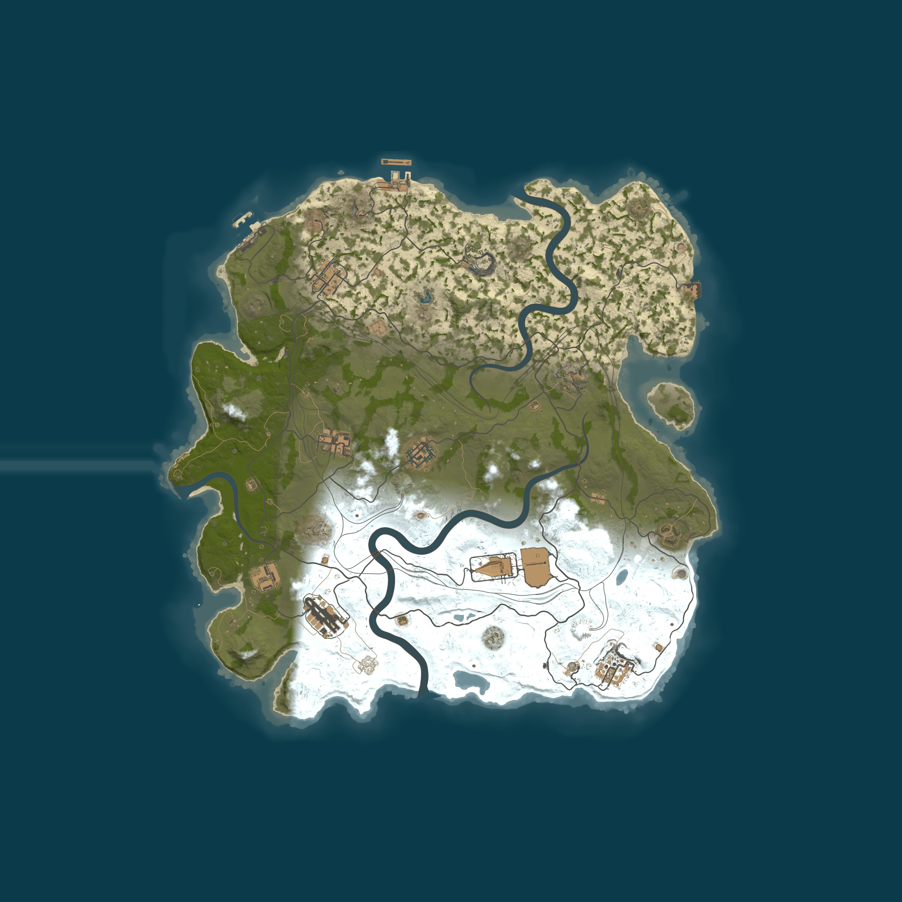 Map for Atlas - US 2X Monthly Solo/Duo/Trio/Quad | Vanilla+ | No BP Wip