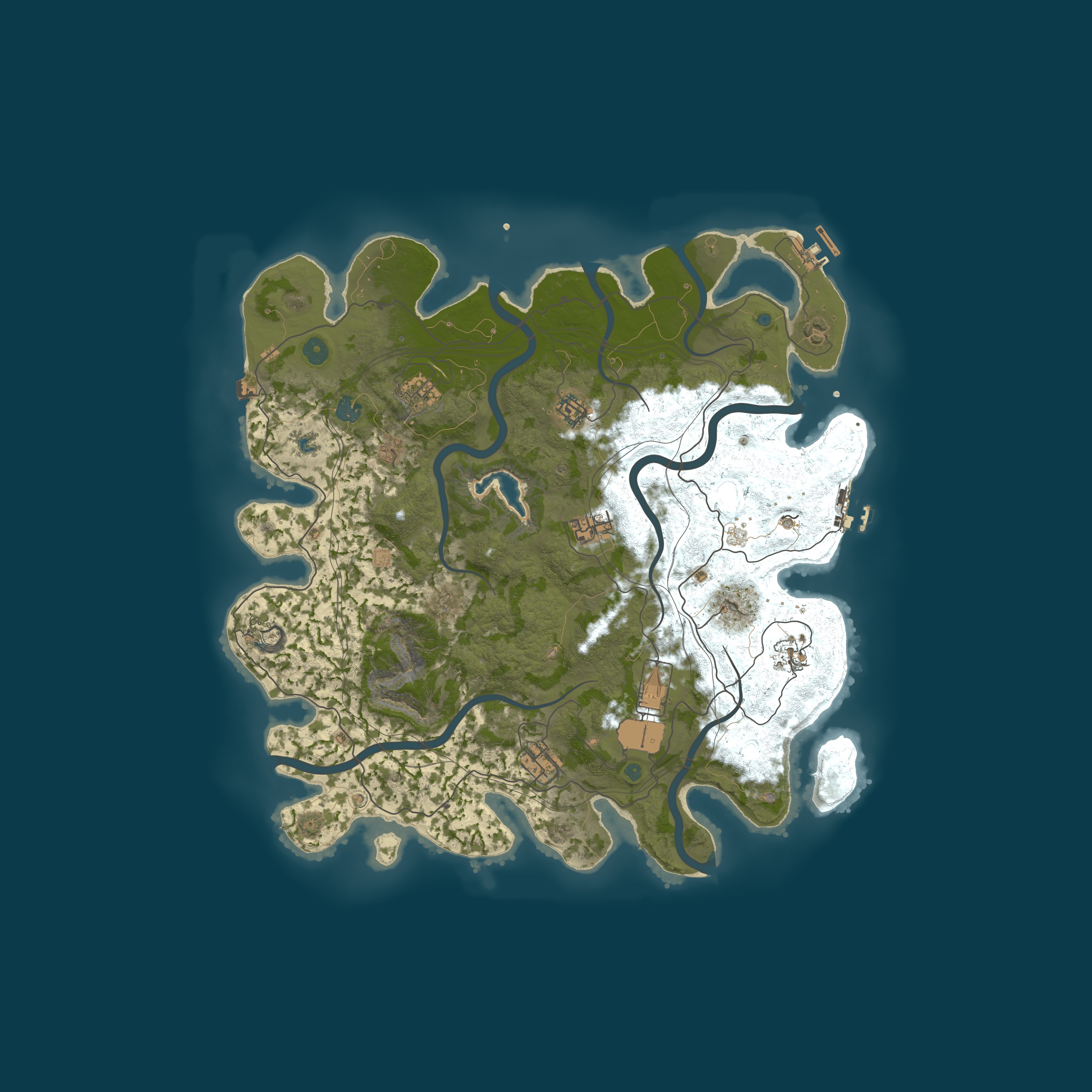 Map for WEREWOLF [ X5 |NOLIMIT|NoBPs|NoKD|LOOT+|ENVENT|TP|SKIN| ]