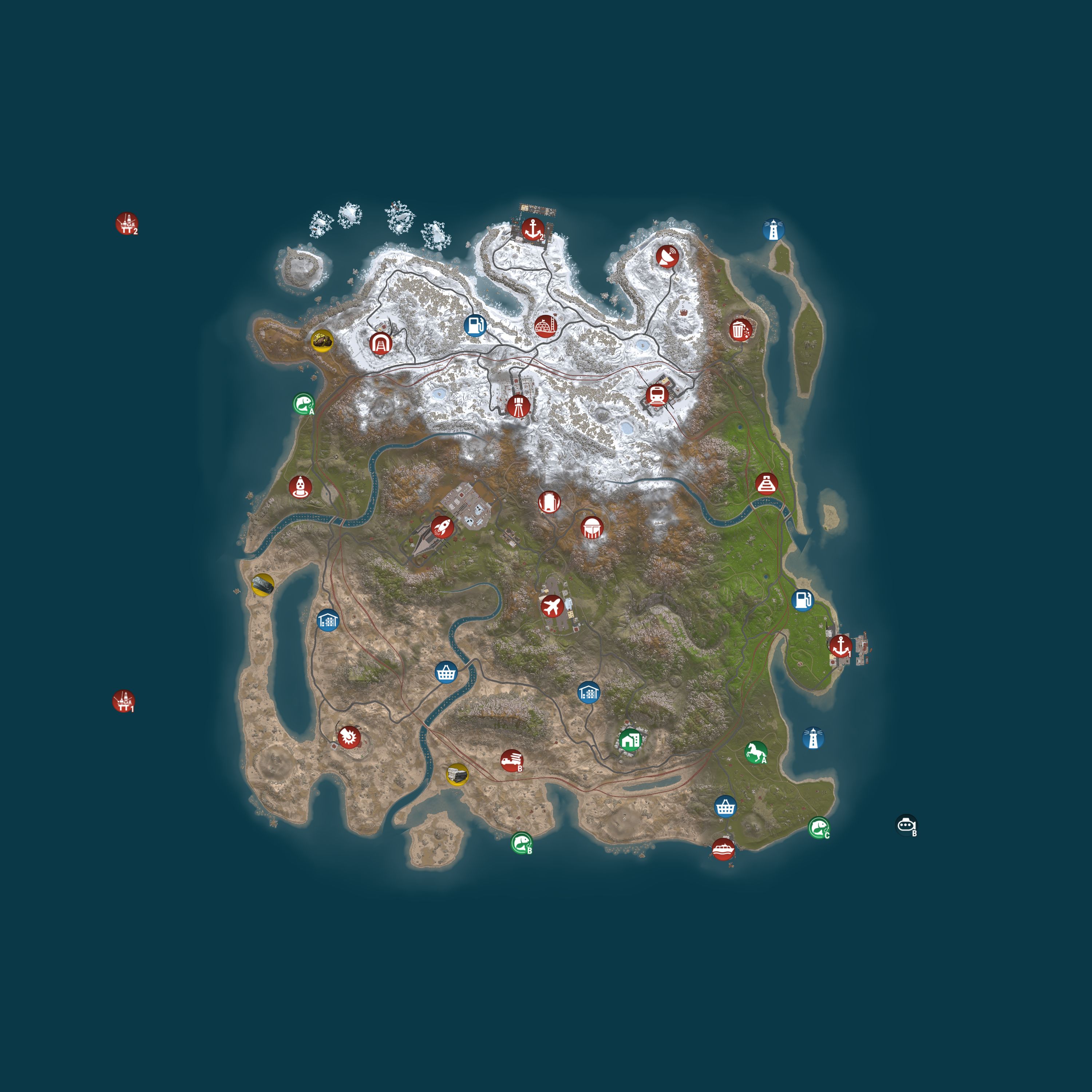 Map for Magic Rust #32 — Modded 2x (Solo/Duo) | Pyccкий