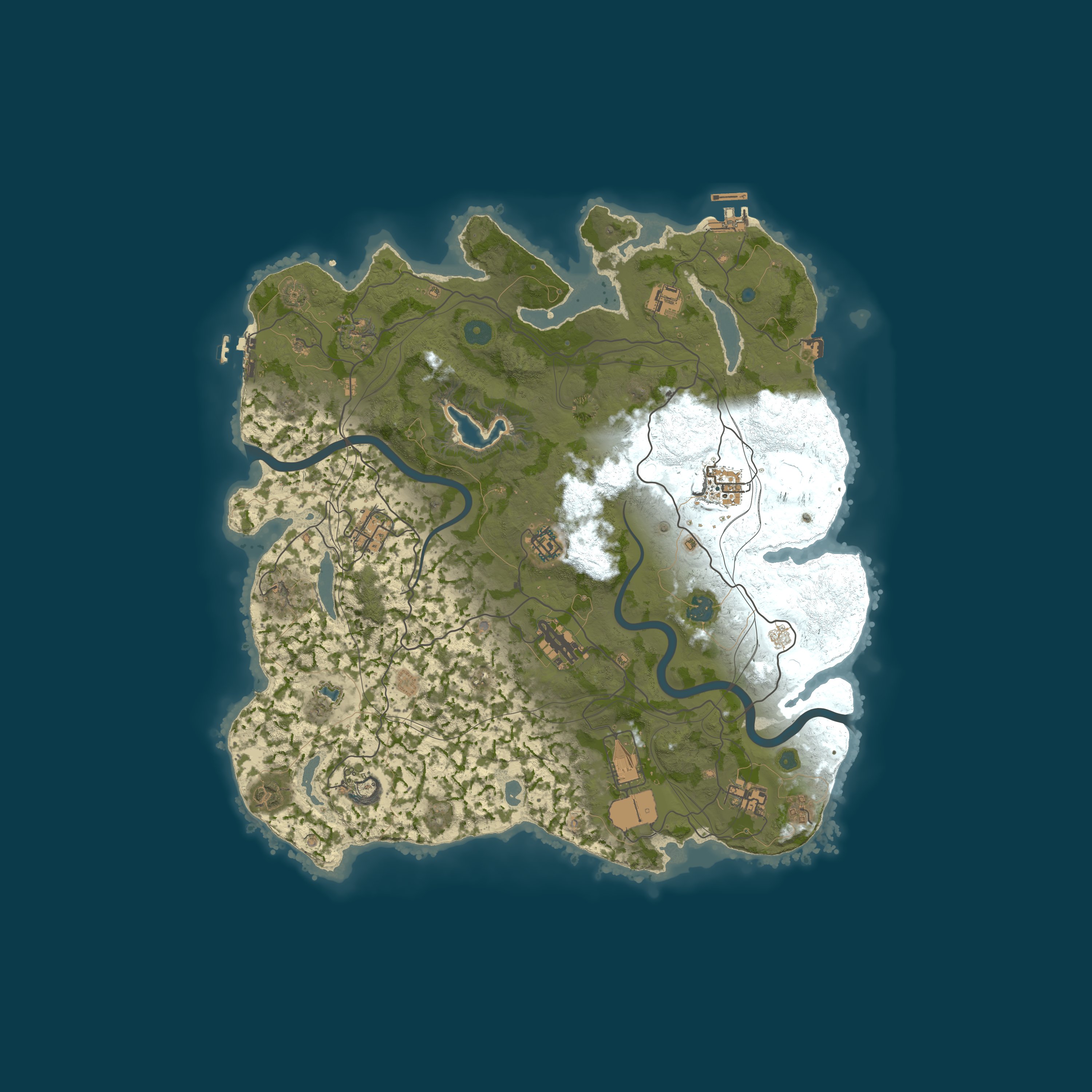 Map for Rusty Rascals | Solo/Duo/Trio | Monthly | No BP Wipe