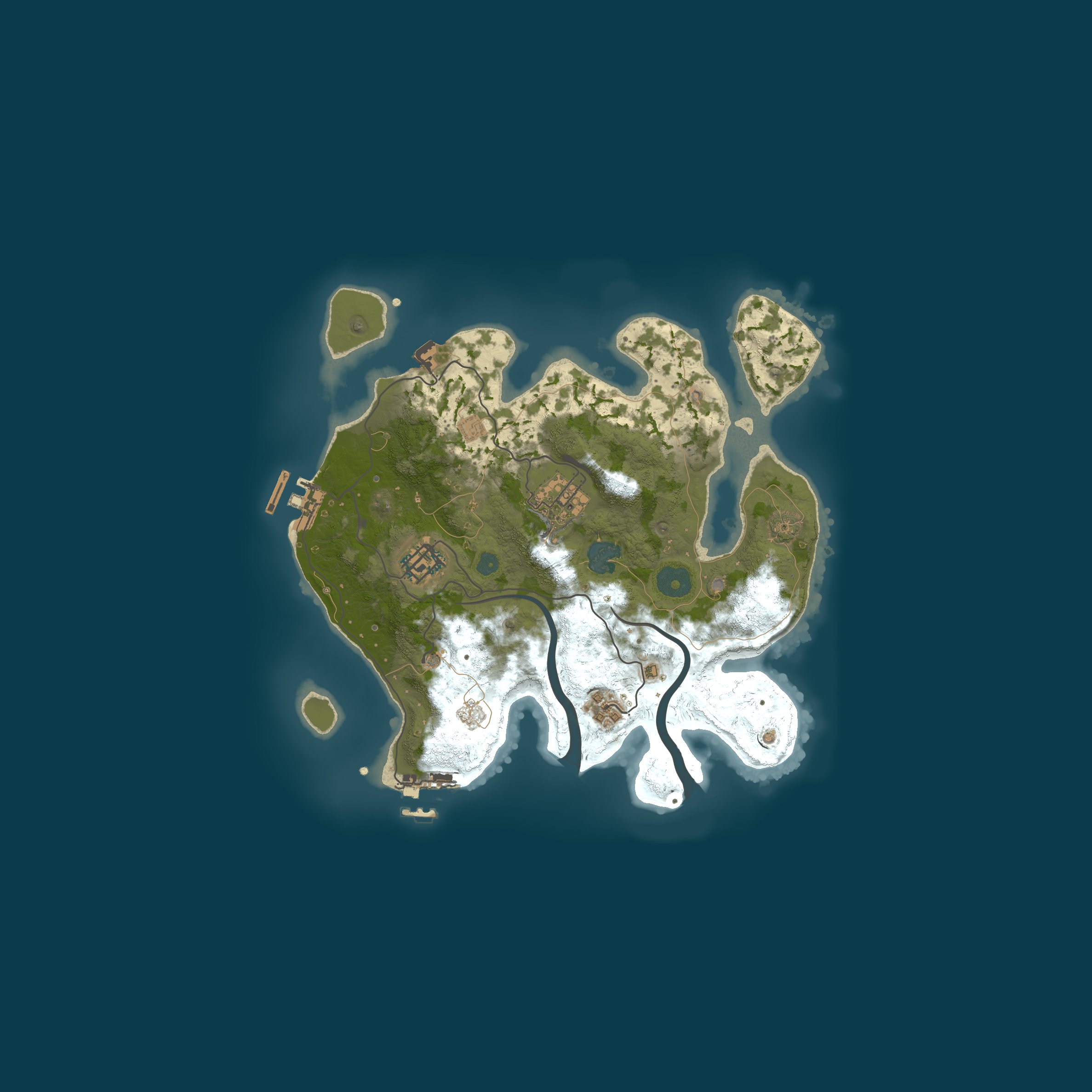 Map for A Shockbyte Rust Server