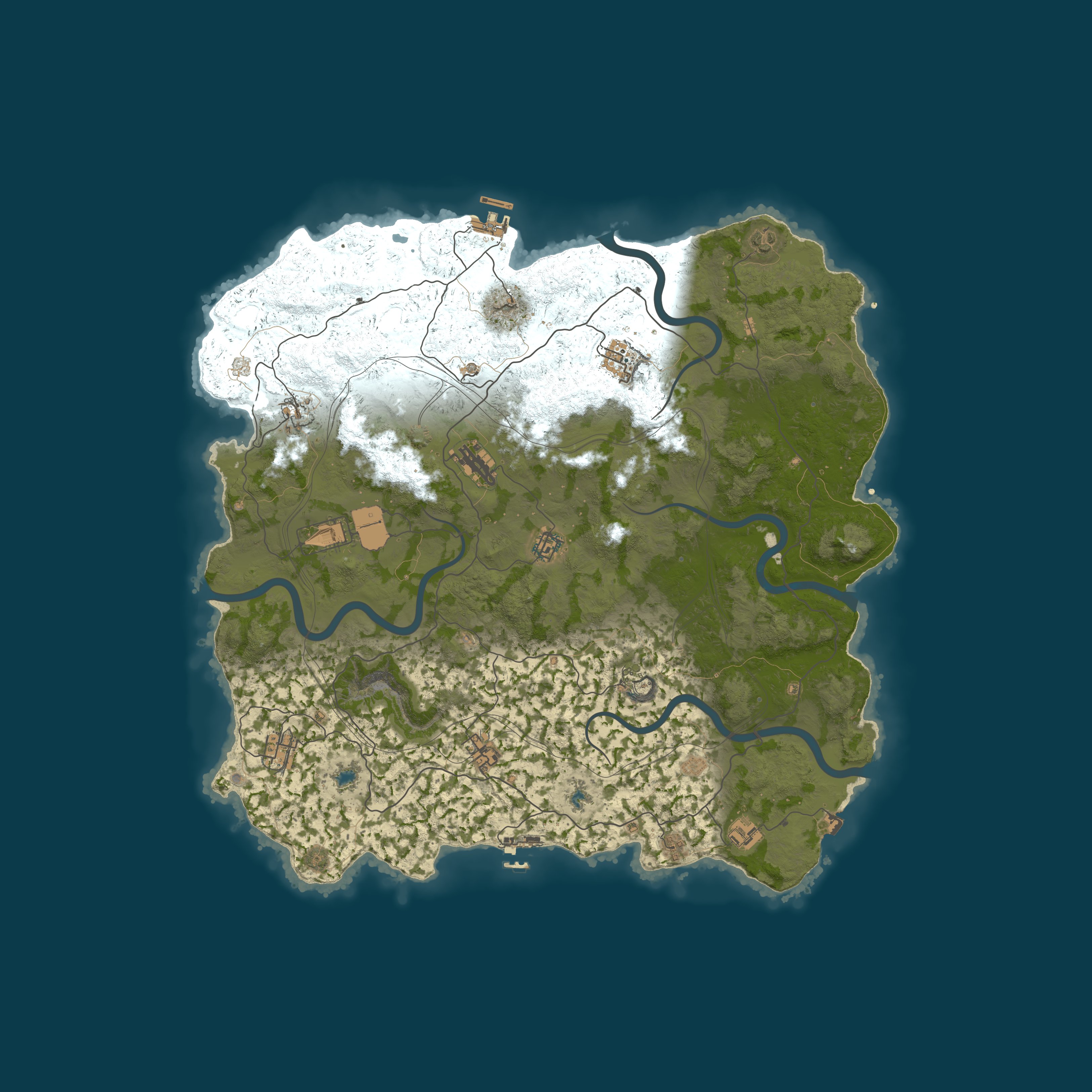Map for LOS EXILIADOS | PVE - X2 [LATAM]