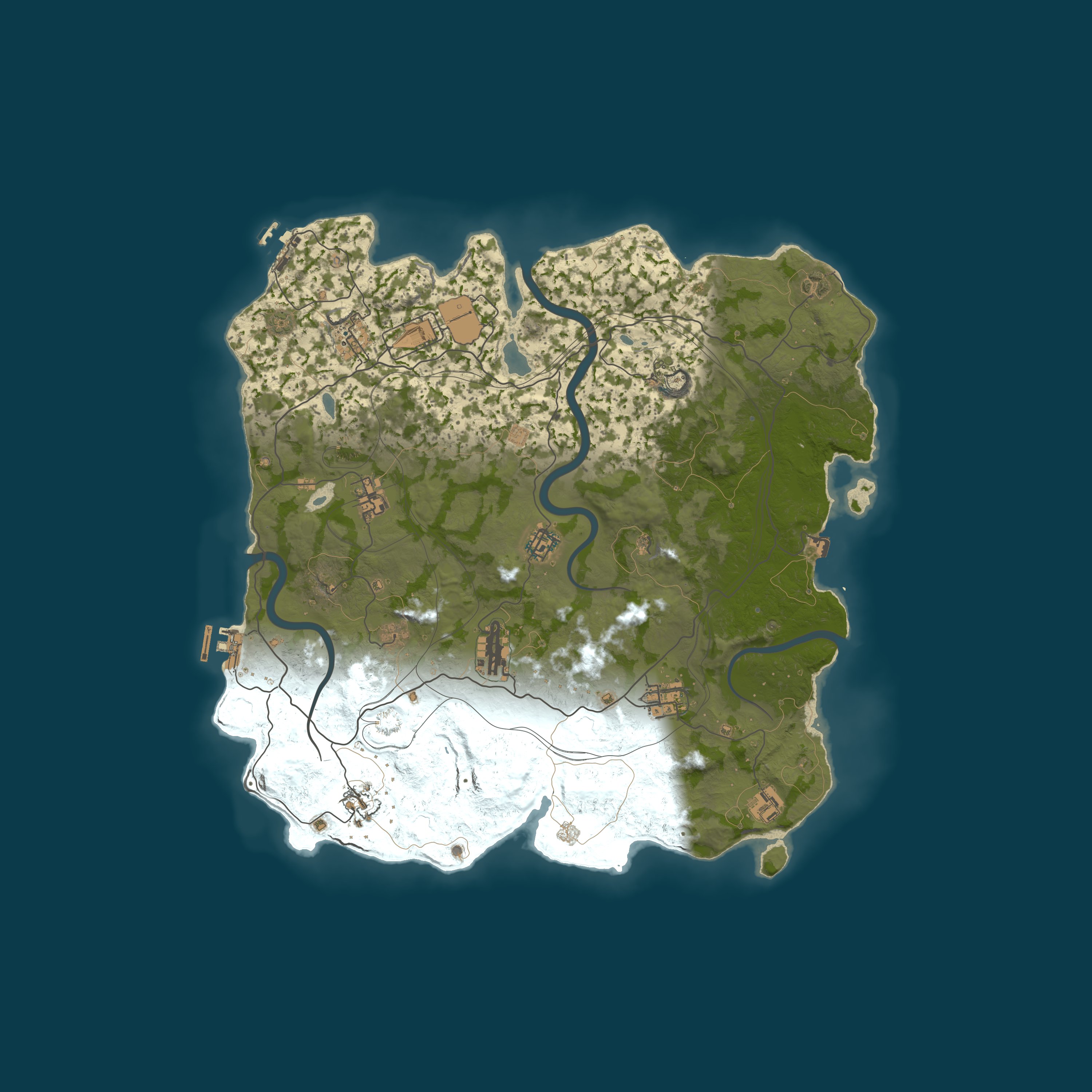 BarrenFPS+ - 14 hour ago, size 4000, seed 1337