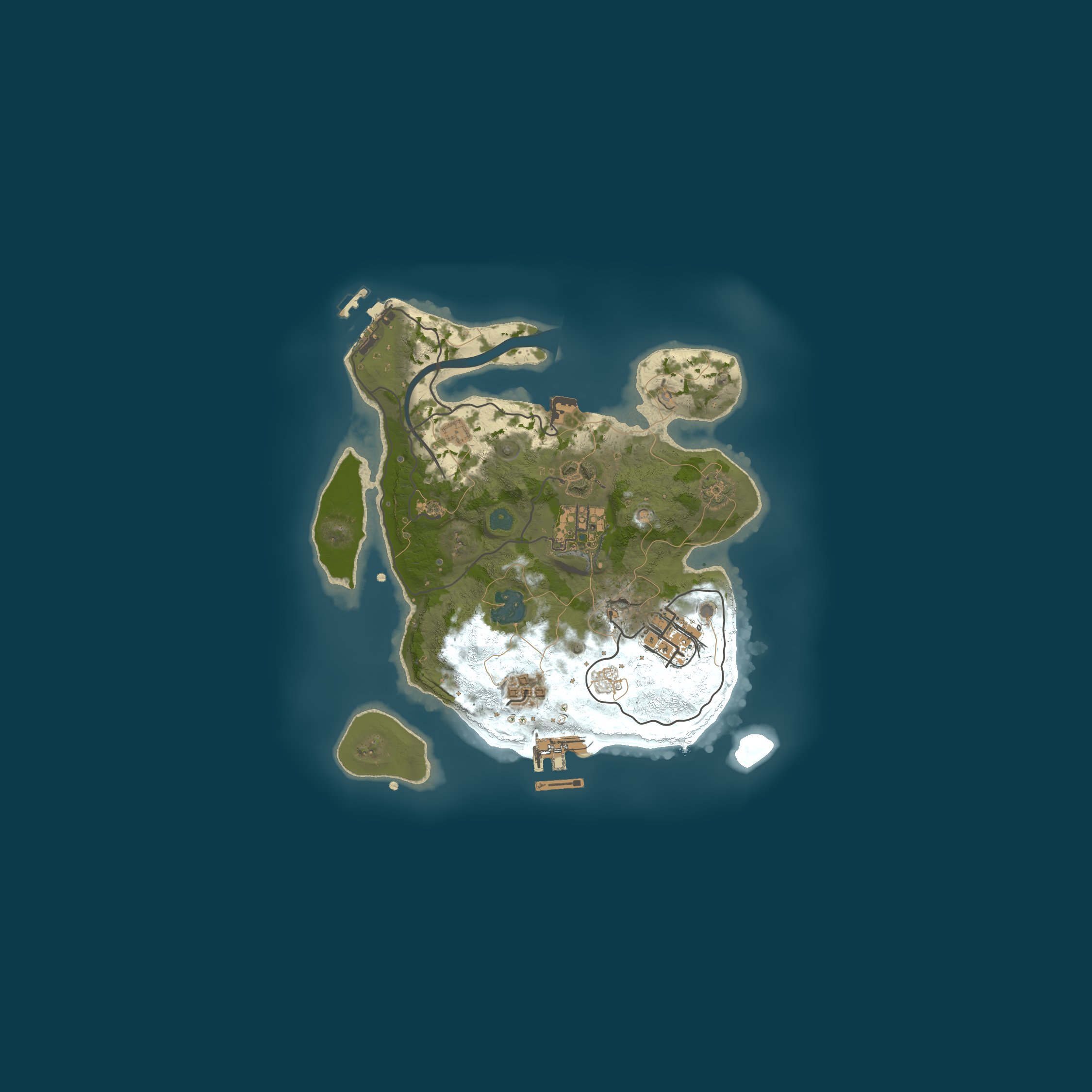 Procedural Map, size 2500, seed 852257618
