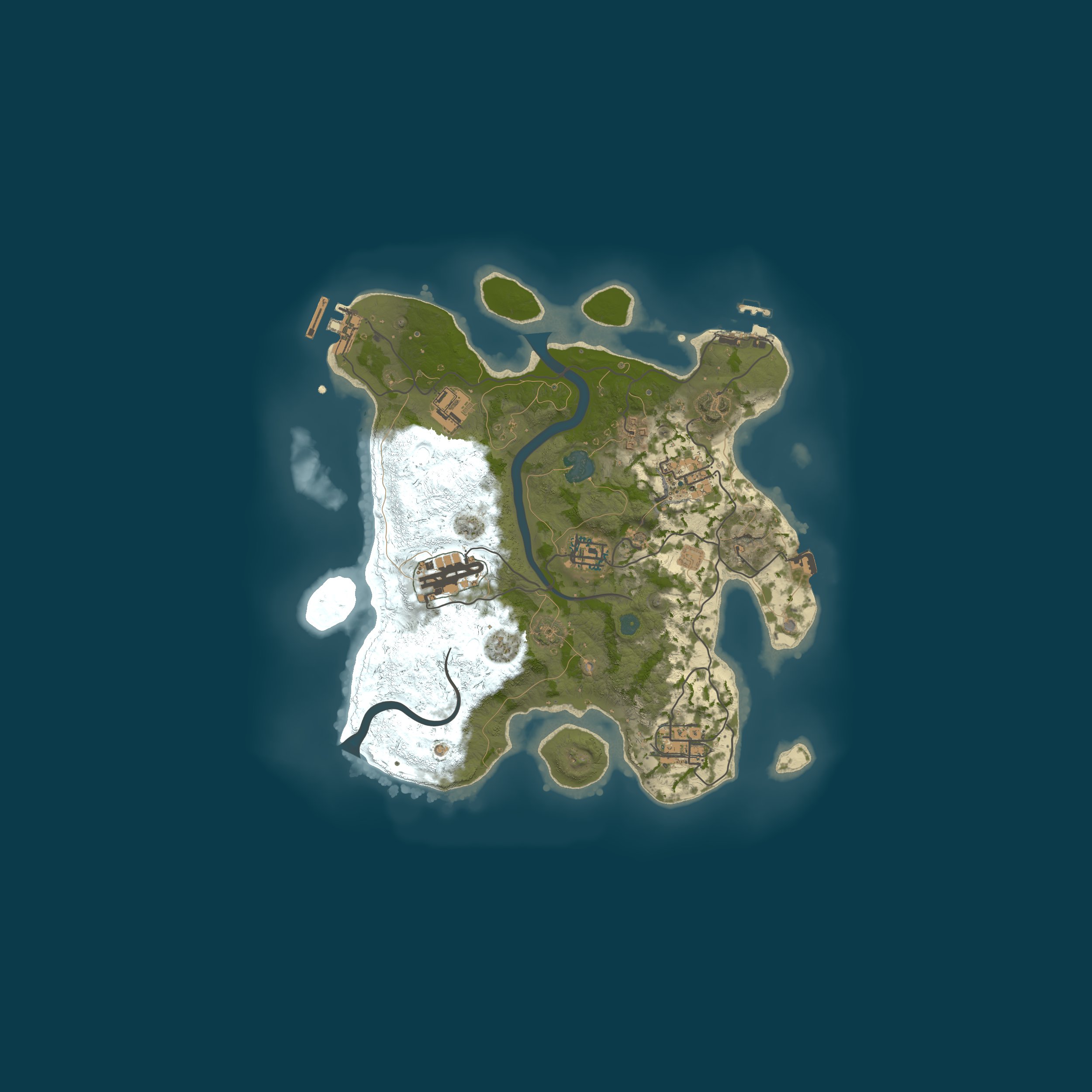 Rust map 3000/100