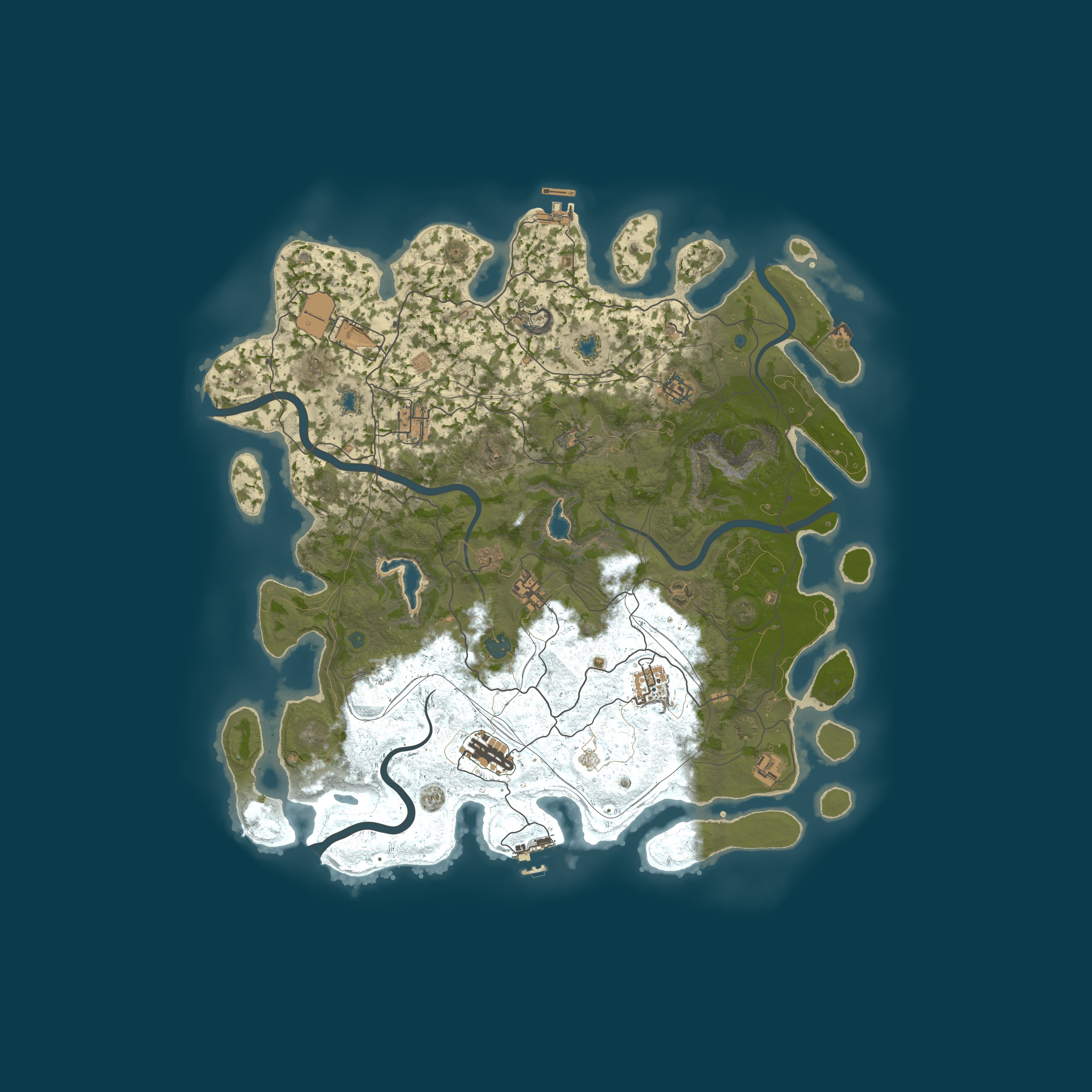 Map for [PVE] Rusty Trombone [X10|Raidable Bases|NPC's|KITS|TP][EU]