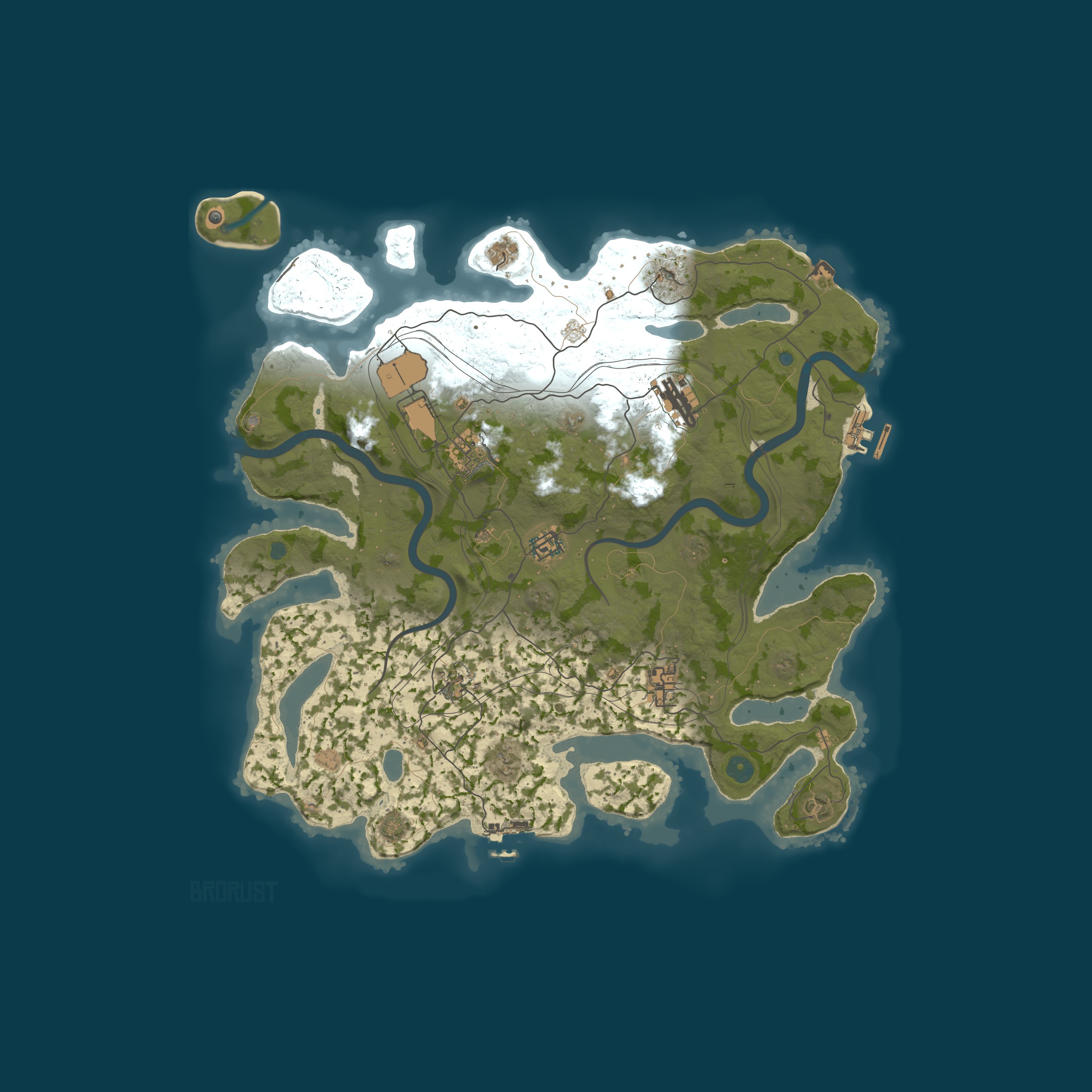 Карта сервера