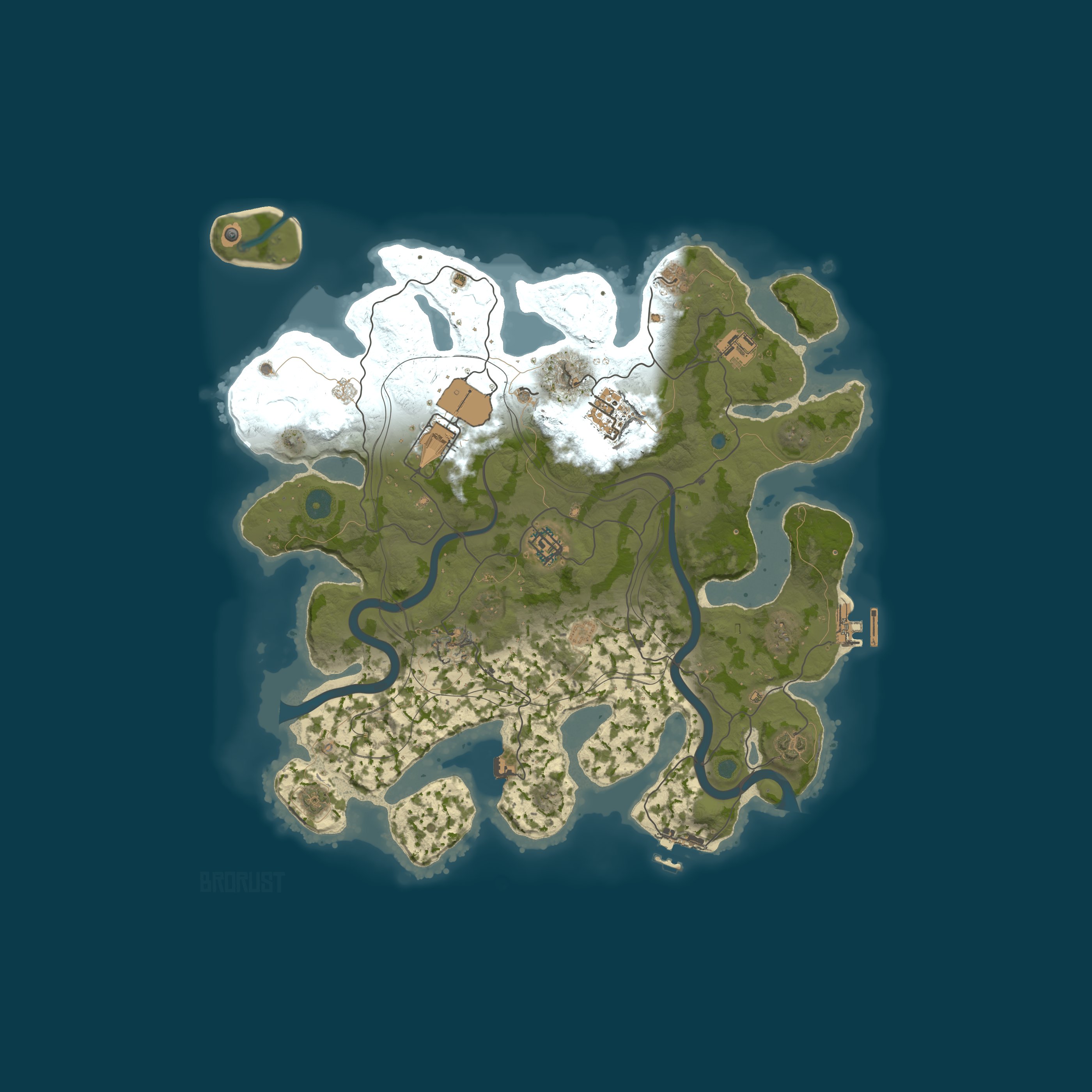 Rust map 3600/10707