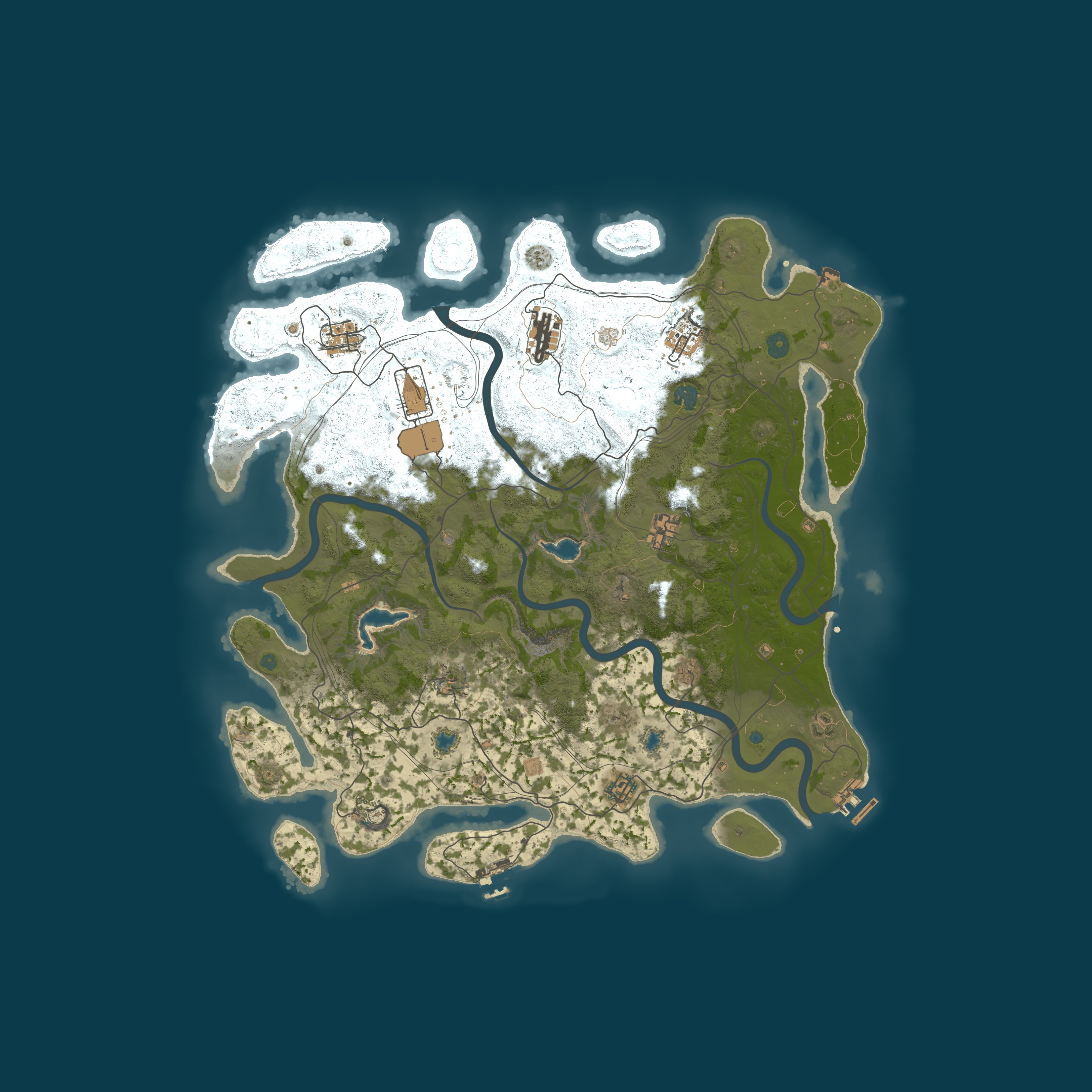Map for [EU/UK] Rusty Mafia | 2x | Events | Kits | Raidable Bases