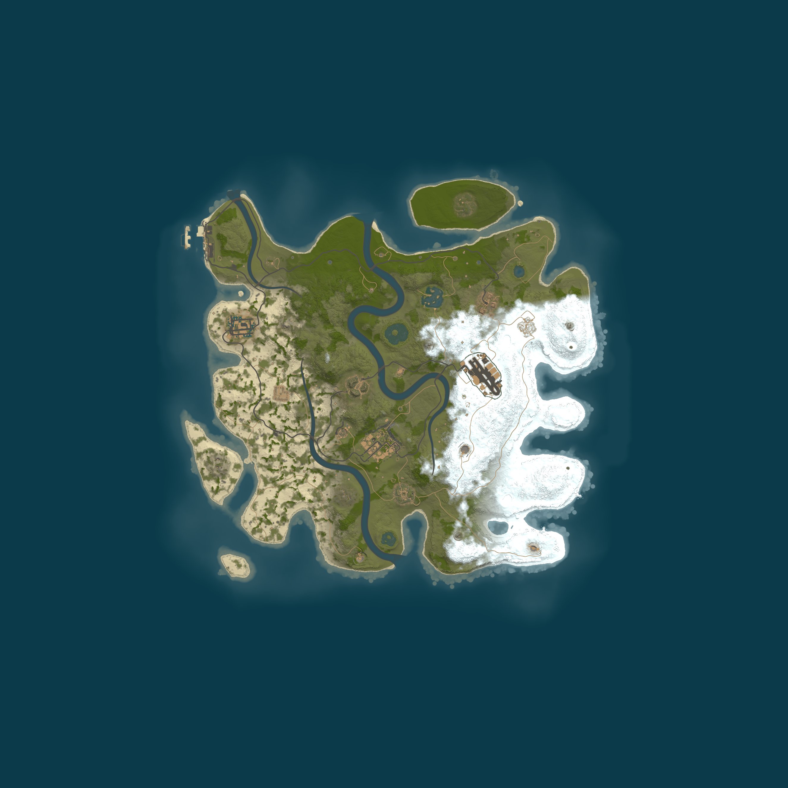 Map for Russian Siberia [ PVP\PVE | NPC | Events | Ru ] 07.05