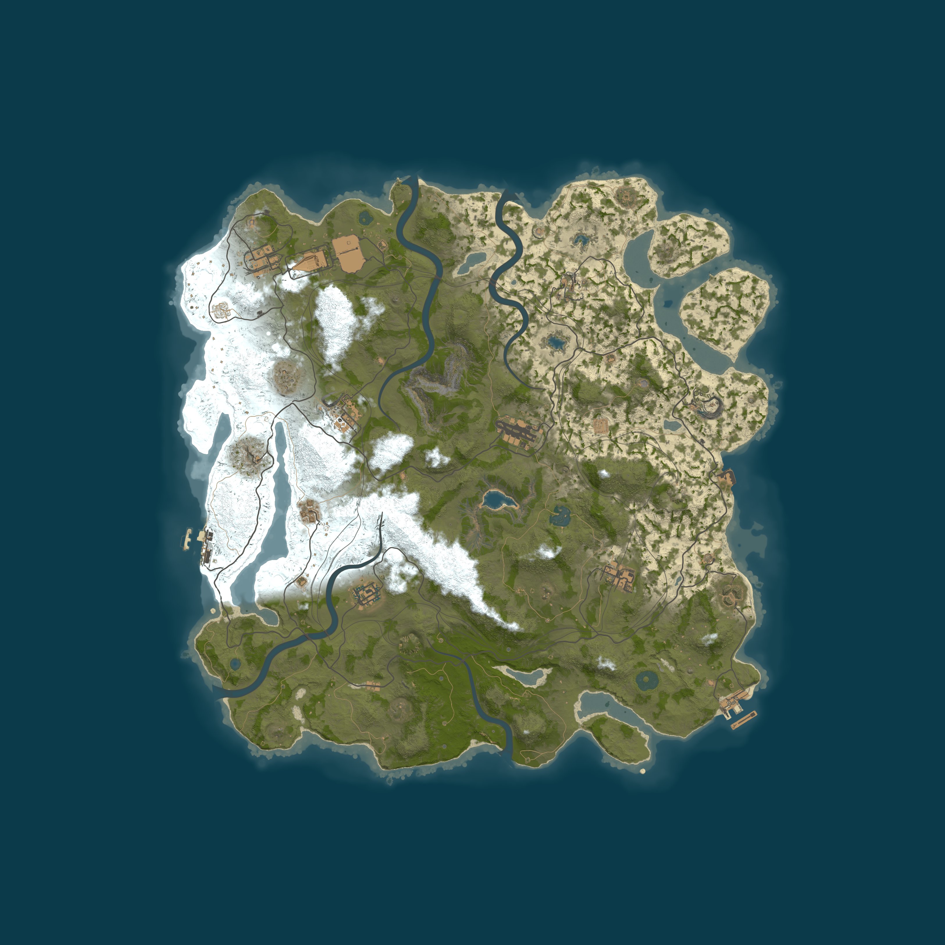 Map for [CZ/SK] ParadiseRust.eu | PVE | Convoy