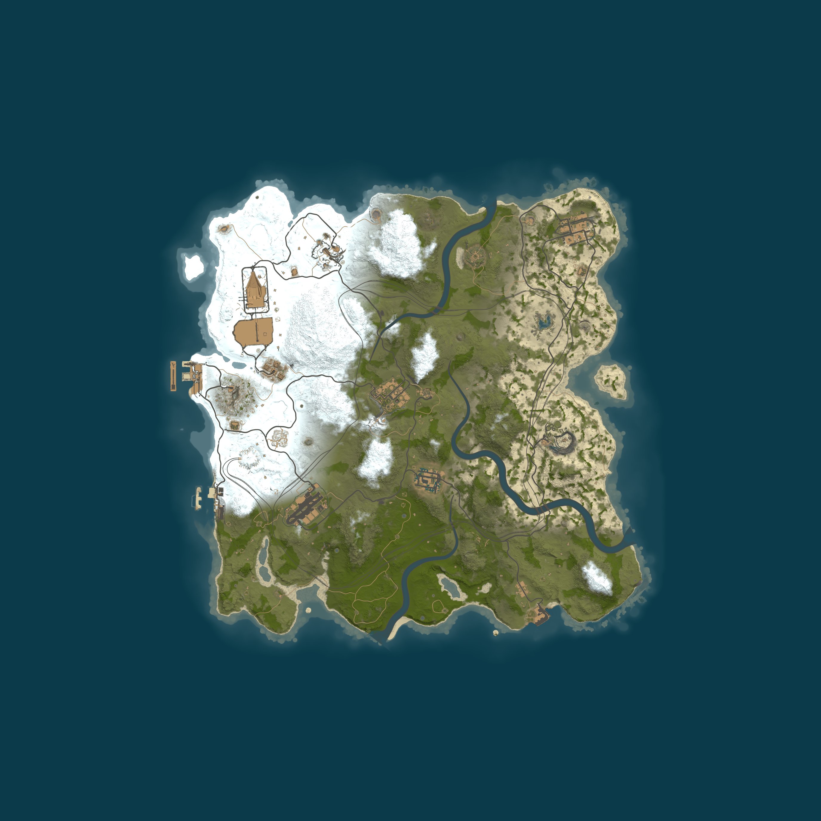 Map for RustSpain.com | EU Solo Only