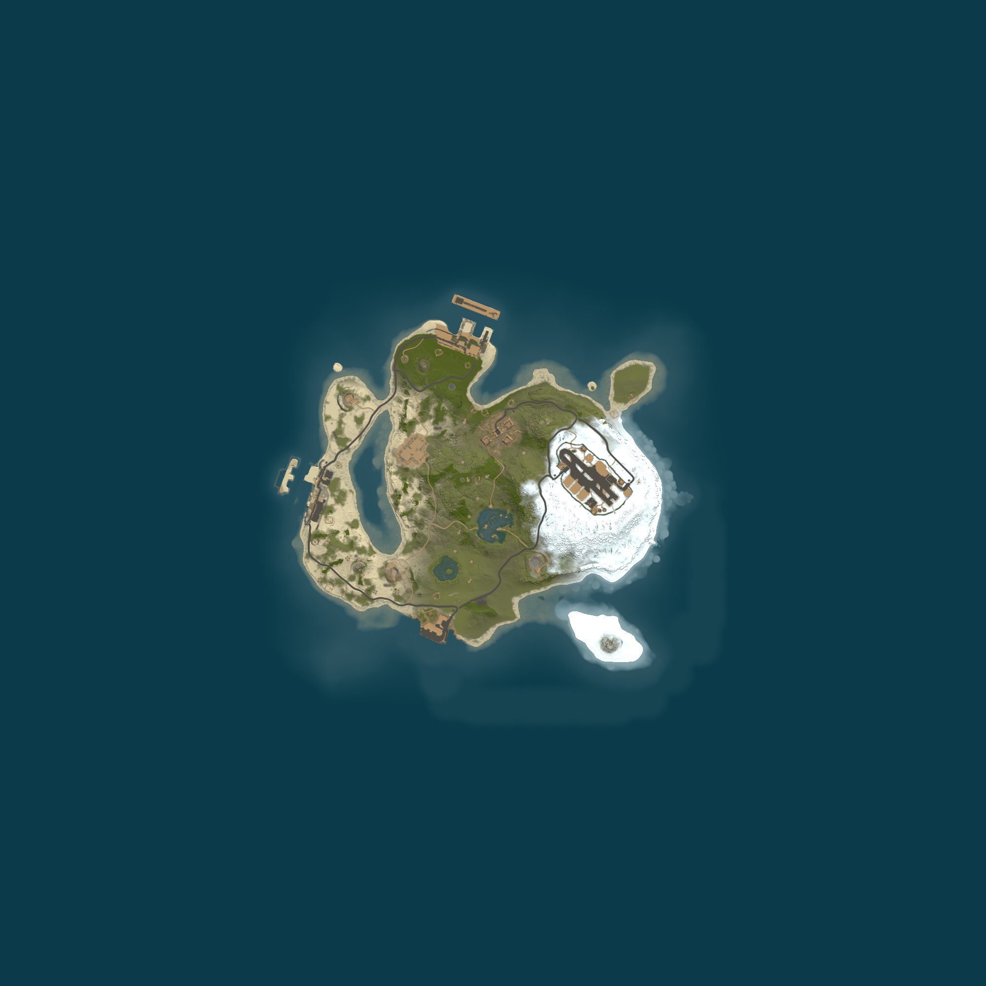Procedural Map, size 2000, seed 267623567