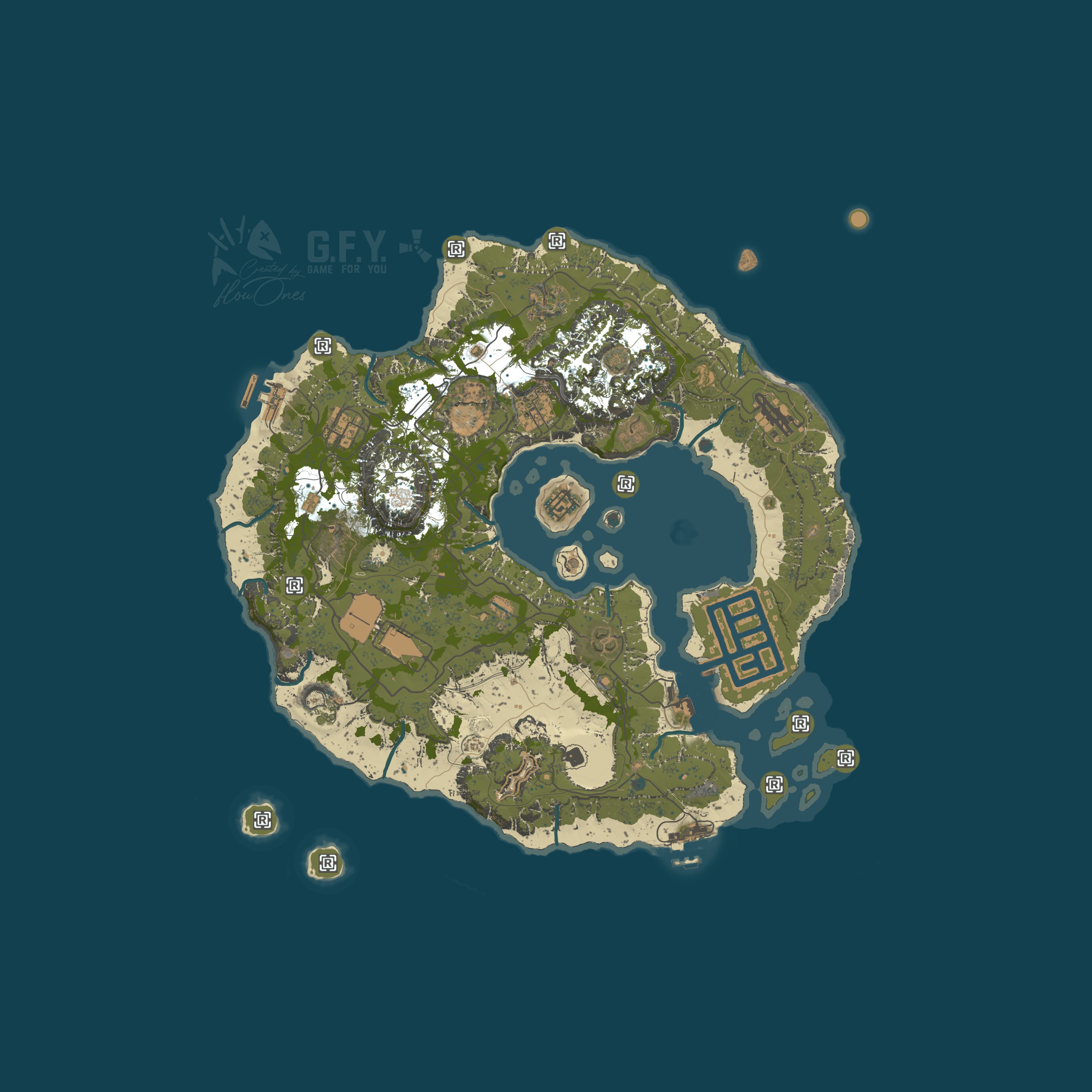 Map for 〚 G.F.Y. PVE 〛x3-x5 •Bank•Skill•Event•RaidBase• #
