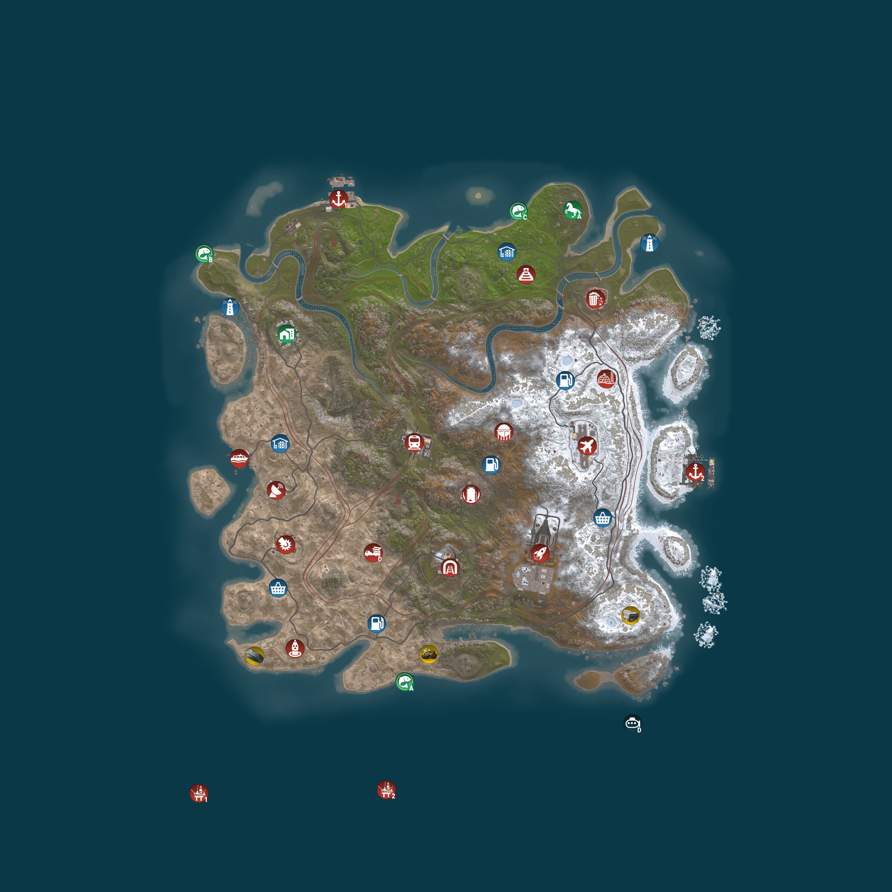 Map for Magic Rust #2 — Modded 2x (Duo) | EU East