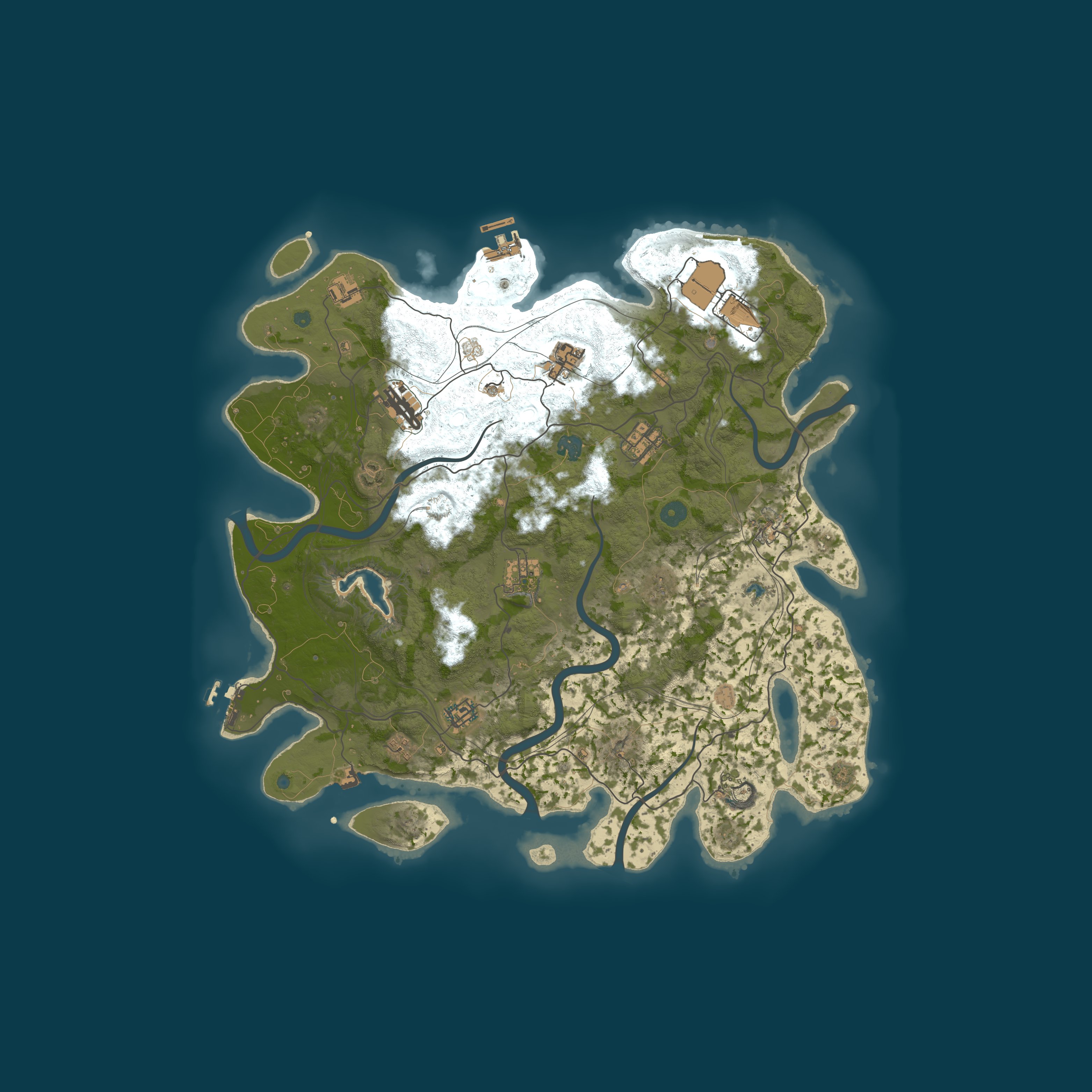 Map for [PvE] RUSTLANDS#1 | МИРНЫЙ | ДЛЯ НОВИЧКОВ | X1