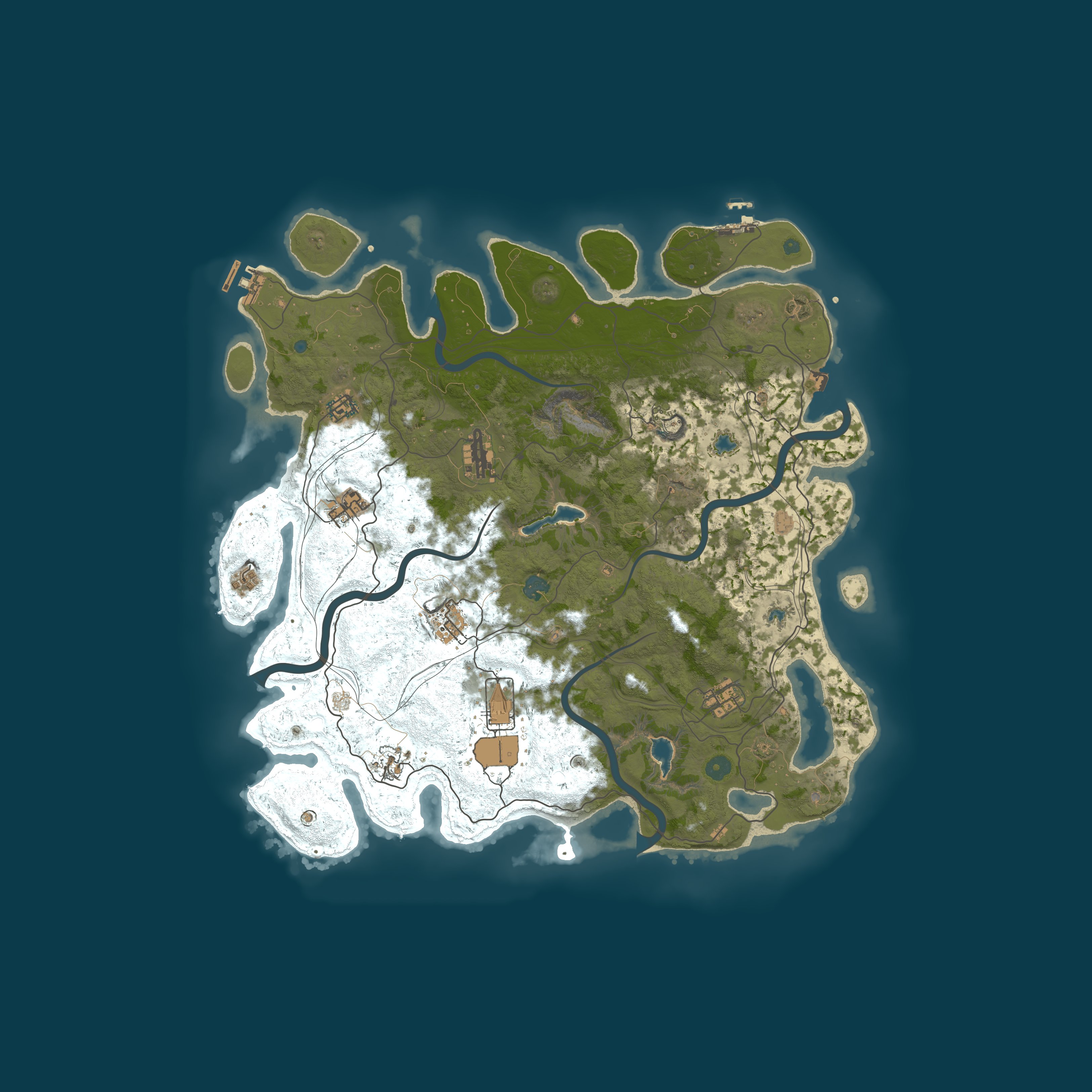 Map for [EU/GER/EN] OceanRust Trio/Quad|2x|Loot+|4.5k Map|Events|Offlin