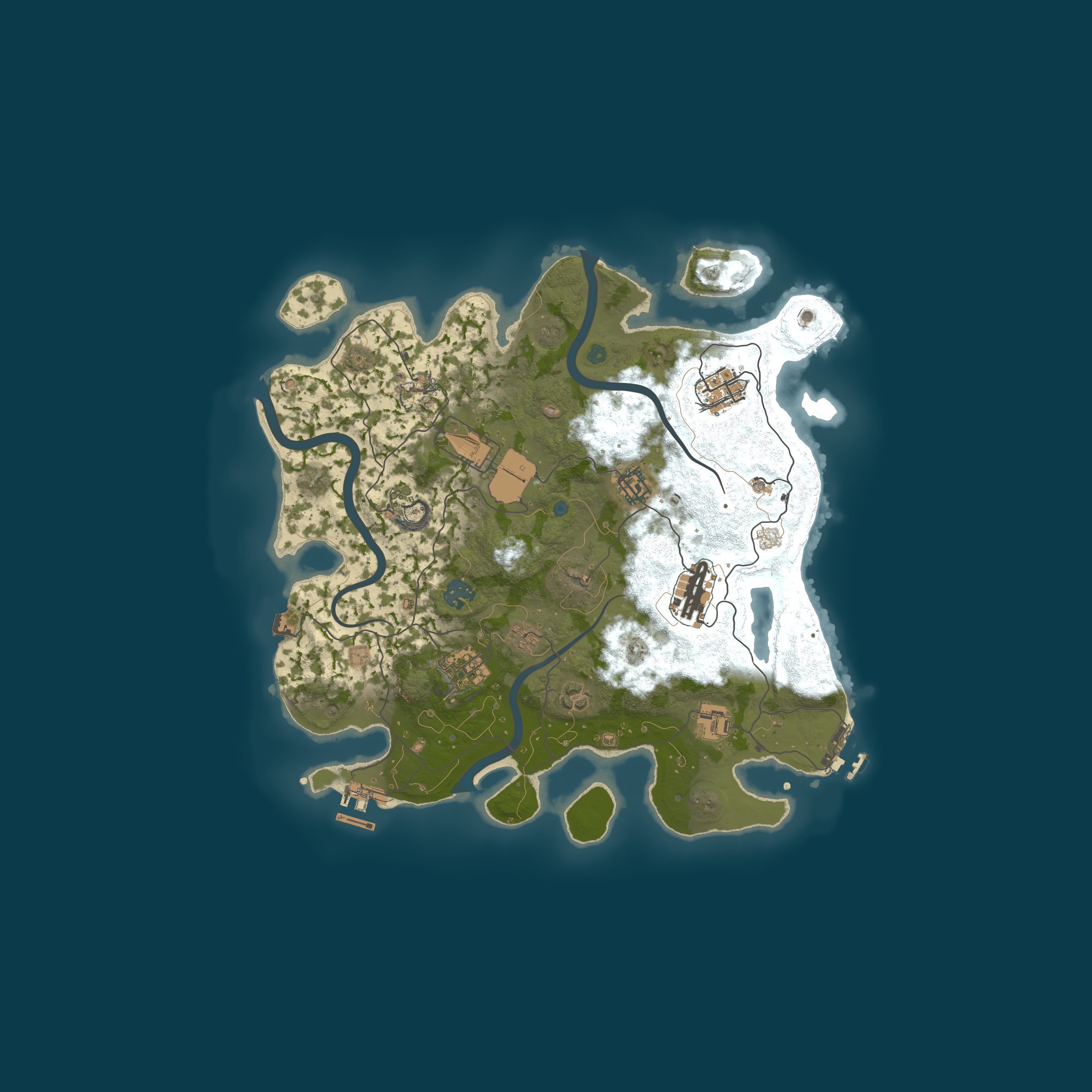 Map for RUSTX [x10 | SOLO/DUO/MAX 3 | Loot+ | Skins] WIPE 12.08