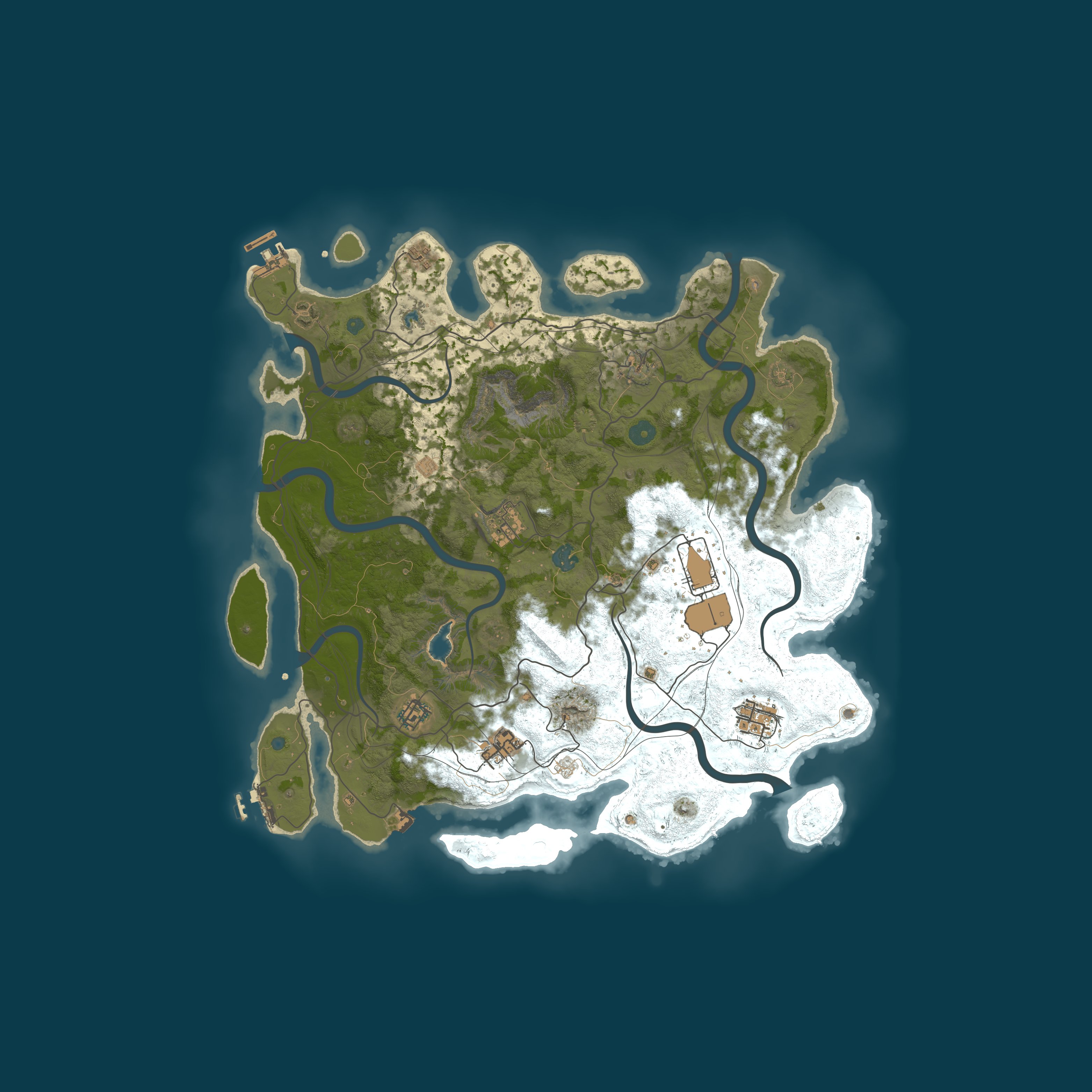 Map for CLASSIC RU  MAX2 - Solo/Duo / 50% Upkeep / Для новичк